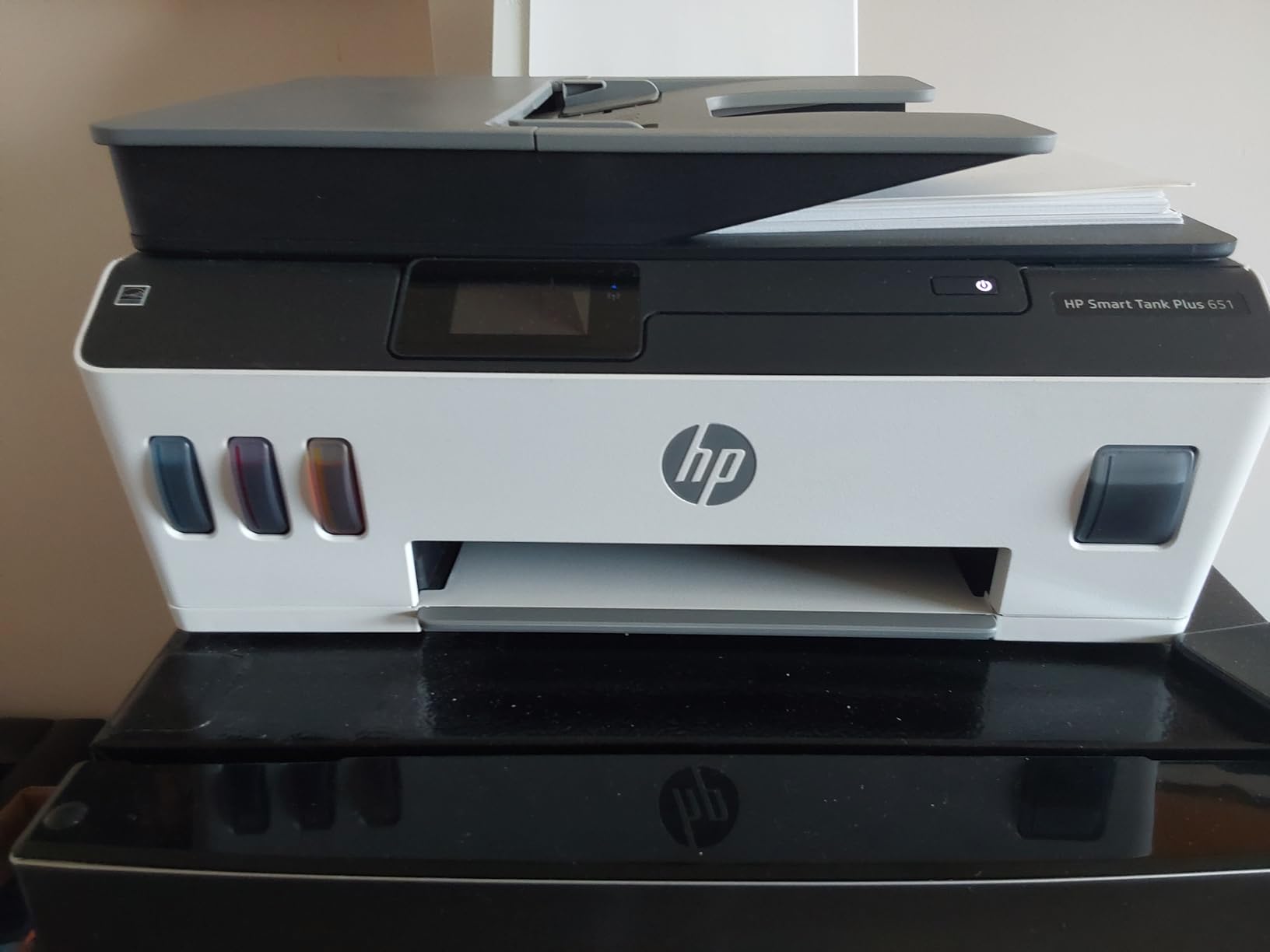 HP Smart -Tank Plus 651 Wireless All-in-One Ink -Tank Printer, up to 2 Years of Ink in Bottles, Auto Document Feeder, Mobile Print, Scan, Copy,, Fax, Works with Alexa (7XV38A) Customer Review HP Smart -Tank Plus 651 Wireless All-in-One Ink -Tank Printer, up to 2 Years of Ink in Bottles, Auto Document Feeder, Mobile Print, Scan, Copy,, Fax, Works with Alexa (7XV38A) - Customer Photo 1