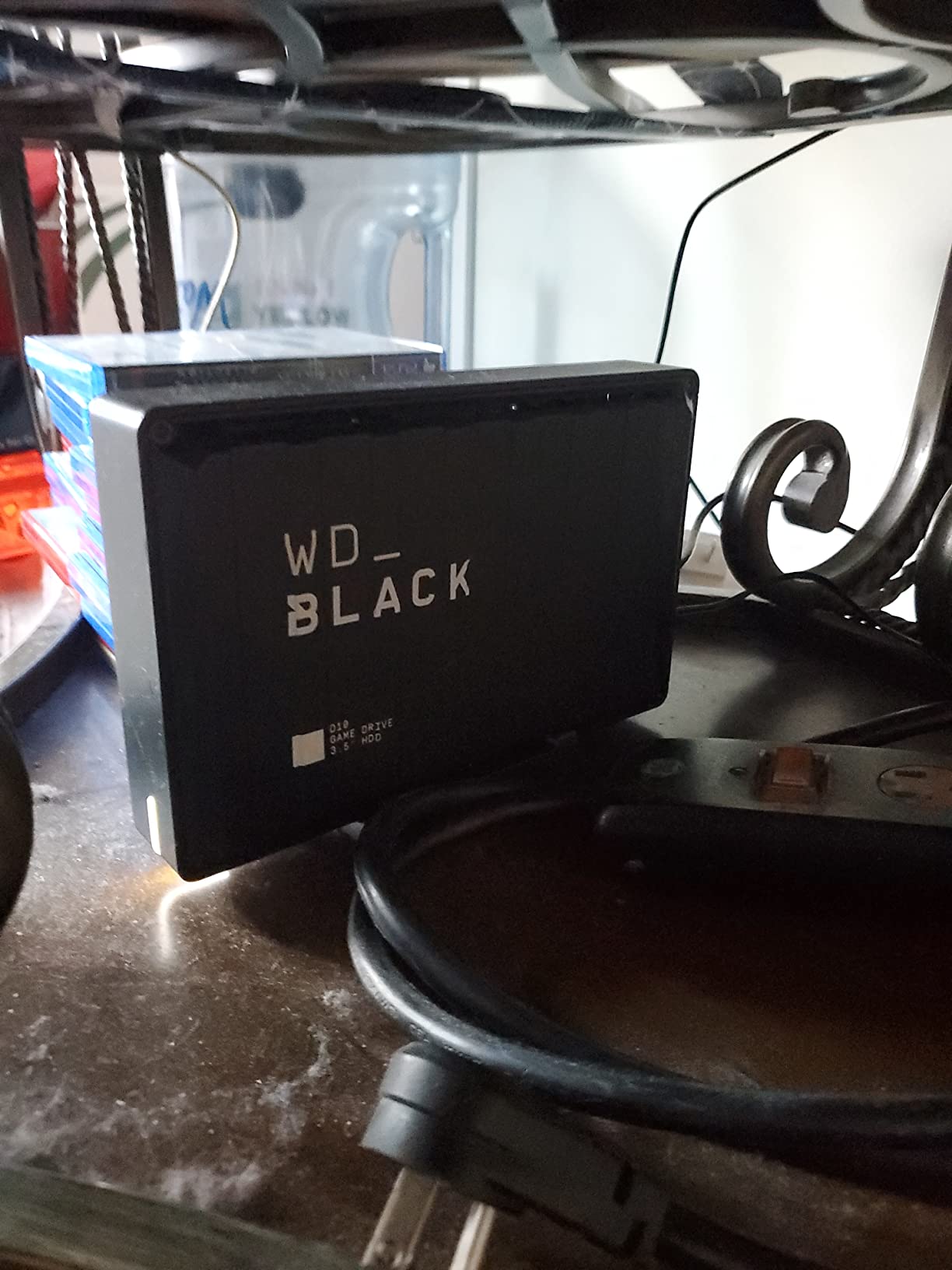 WD_BLACK 8TB D10 Game Drive - Portable External Hard Drive HDD Compatible with Playstation, Xbox, PC, & Mac - WDBA3P0080HBK-NESN - Customer Photo 1