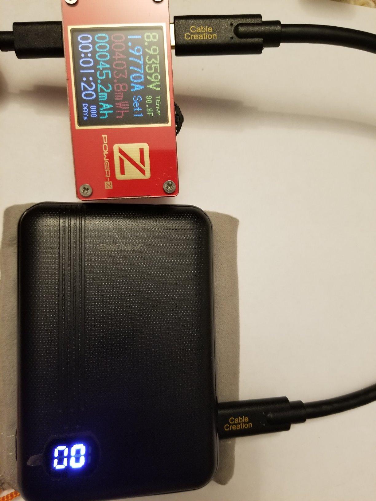 AINOPE Small Portable Charger for iPhone, Mini 10000mAh Power Bank,20W PD Fast Mini Mobile Power Bank,Small Portable Charger for iPhone 15/14/13/12/11/XR/8/7/6 etc,Samsung Galaxy Android - Customer Photo 1