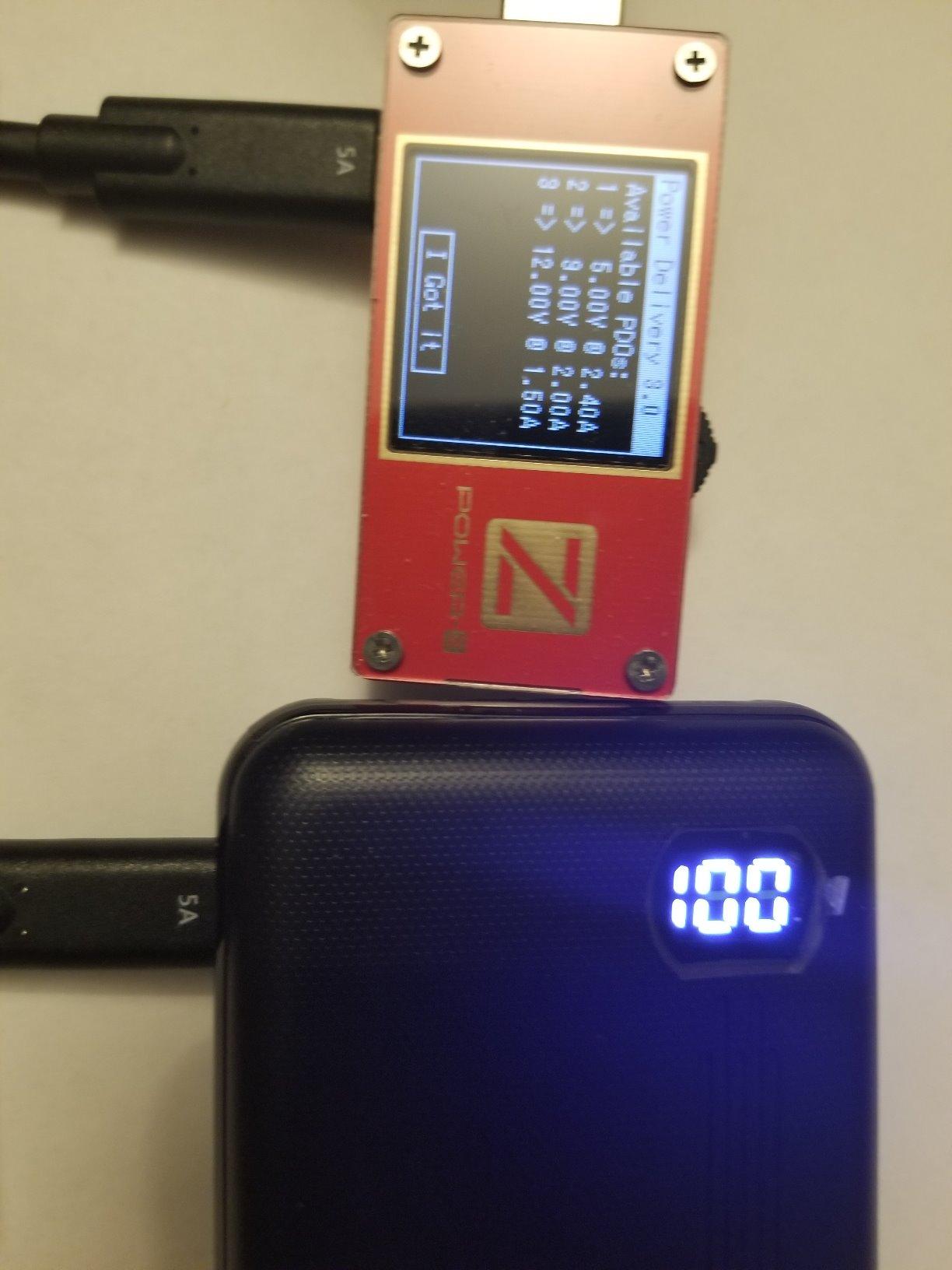 AINOPE Small Portable Charger for iPhone, Mini 10000mAh Power Bank,20W PD Fast Mini Mobile Power Bank,Small Portable Charger for iPhone 15/14/13/12/11/XR/8/7/6 etc,Samsung Galaxy Android - Customer Photo 2