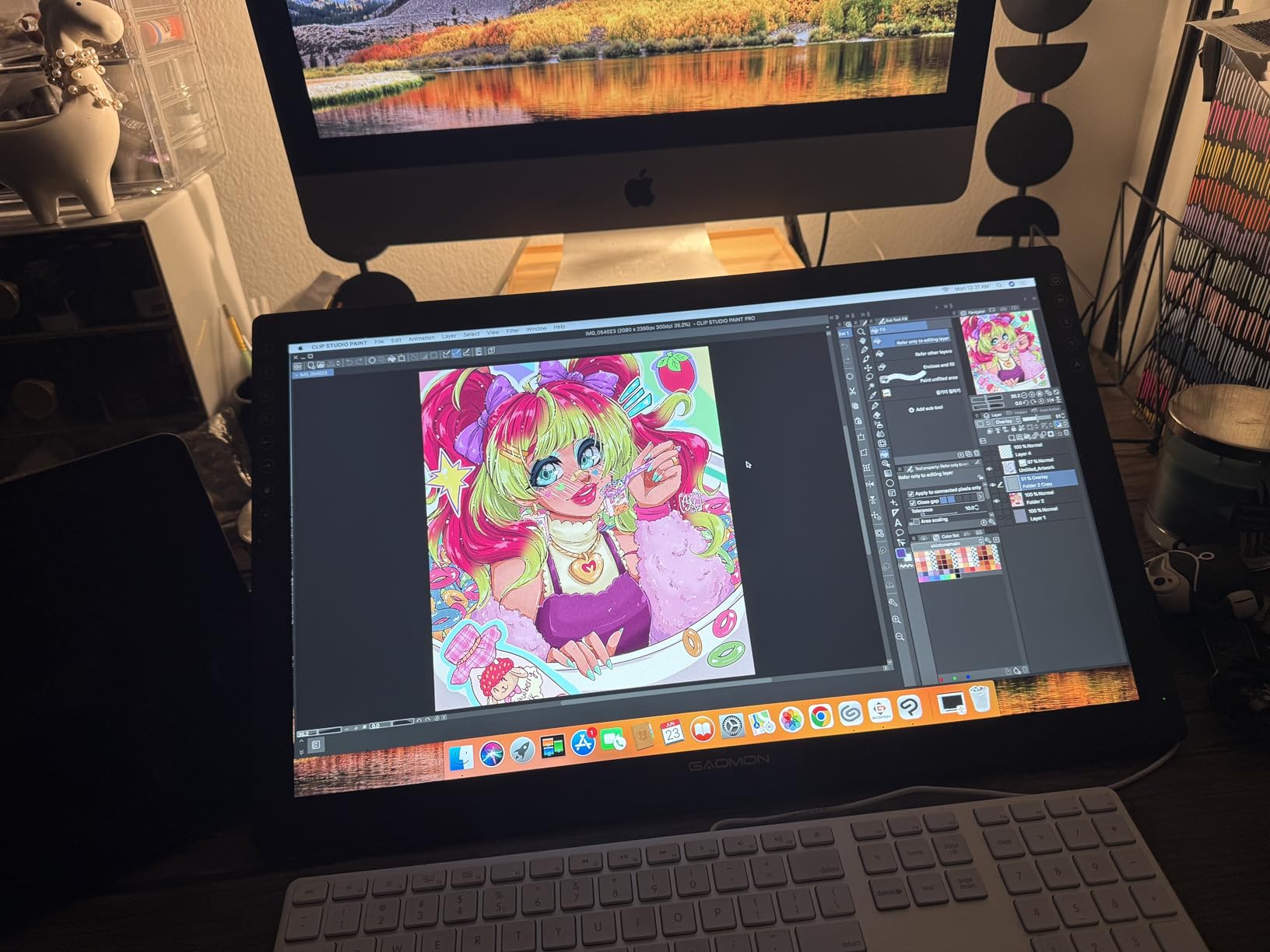 GAOMON PD1161 Drawing Tablet with Screen, Digital Art Tablet with Battery-Free Stylus, Tilt, 8 Shortcut Keys for Paint, Design, Illustration, Editing, 11.6-inch Graphics Tablet for Mac, Windows PC - Customer Photo 2