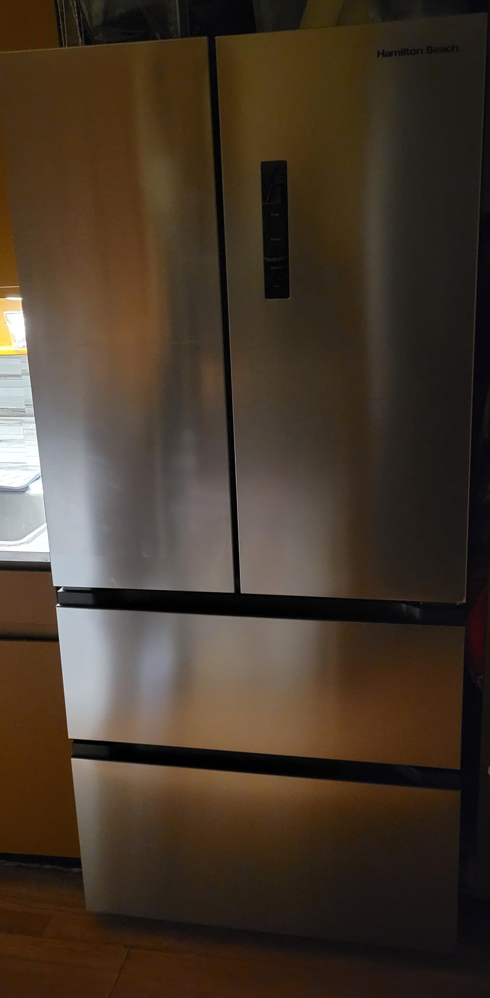 Hamilton Beach HBFR1504 Full Size Counter Depth Refrigerator with Two Freezer Drawers, 17.9 cu ft, Stainless - Customer Photo 2