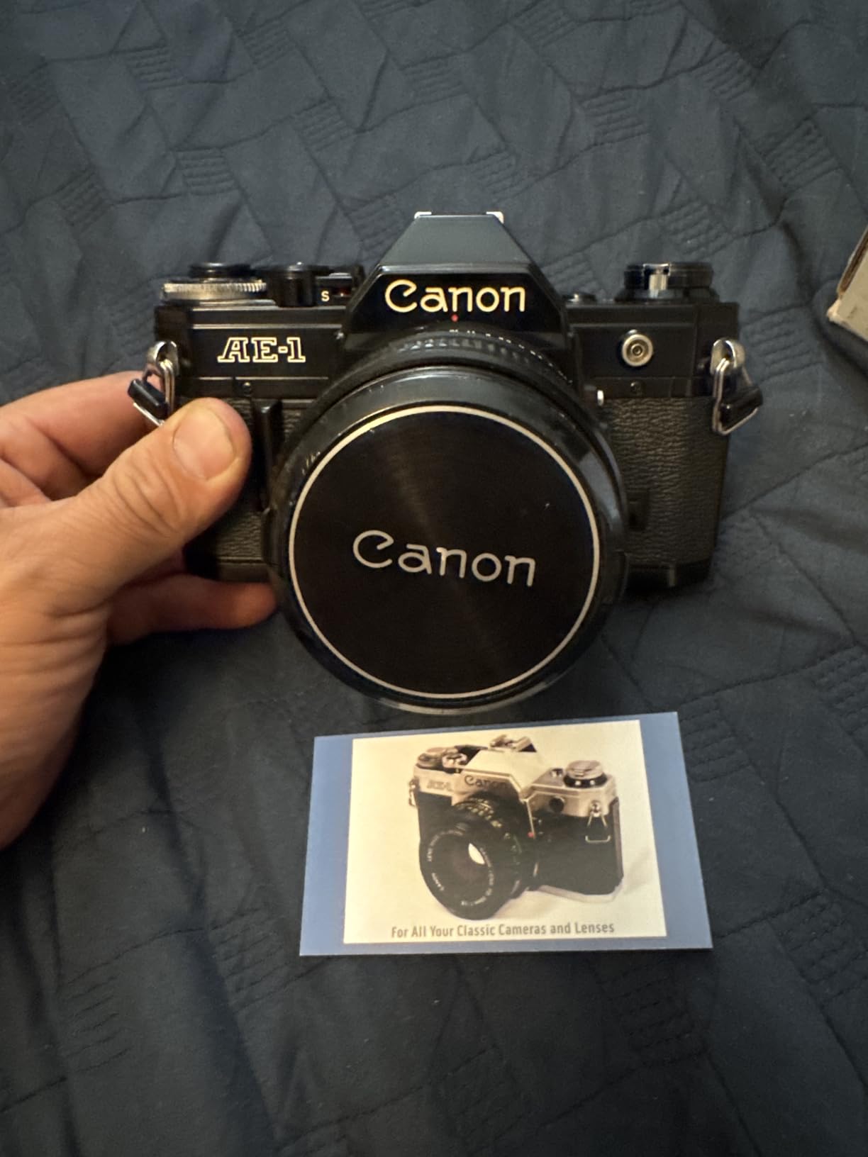 Vintage Canon AE-1 35mm SLR Camera with 50mm 1:1.8 Lens (Renewed) Customer Review Vintage Canon AE-1 35mm SLR Camera with 50mm 1:1.8 Lens (Renewed) - Customer Photo 1