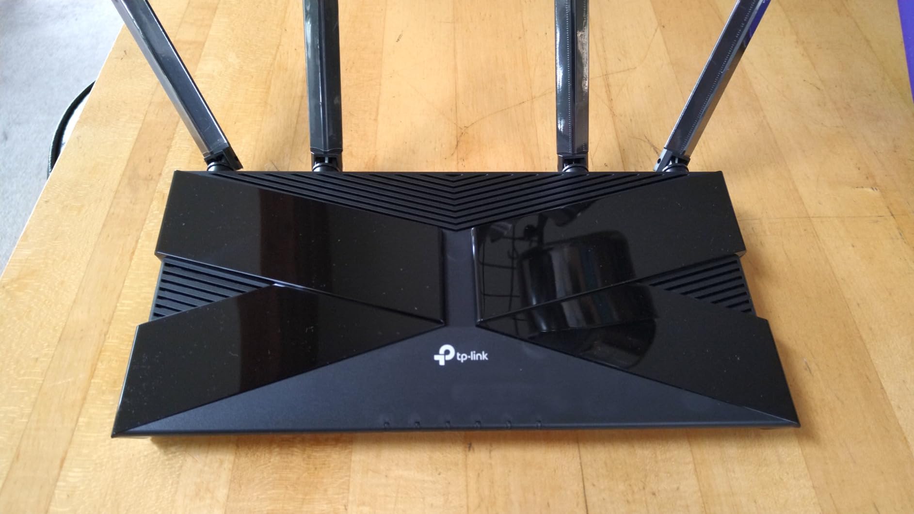 TP-Link Smart WiFi 6 Router (Archer AX10) – 4 Gigabit LAN Ports, Dual Band 802.11AX Router, Beamforming, OFDMA, MU-MIMO, Parental Controls, Dual-Core 900MHz Processor, Works with Alexa - Customer Photo 3