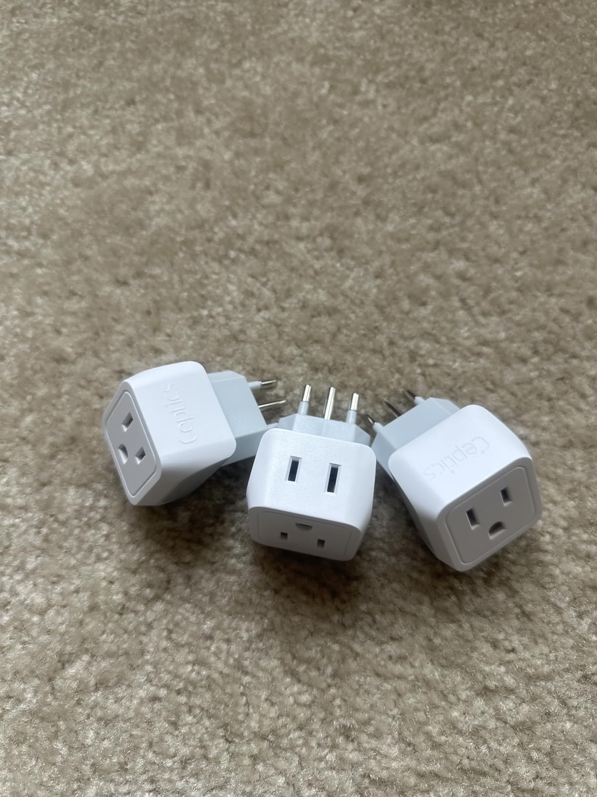 Ceptics Universal Travel Adapter, 35W International Power Adapter with PD & QC 3.0 Dual USB-C, 3 USB Travel Adapter Worldwide, Type I C G A Outlets 110V 220V A/C - EU Euro US UK (11-KU) Customer Review Ceptics Universal Travel Adapter, 35W International Power Adapter with PD & QC 3.0 Dual USB-C, 3 USB Travel Adapter Worldwide, Type I C G A Outlets 110V 220V A/C - EU Euro US UK (11-KU) - Customer Photo 3