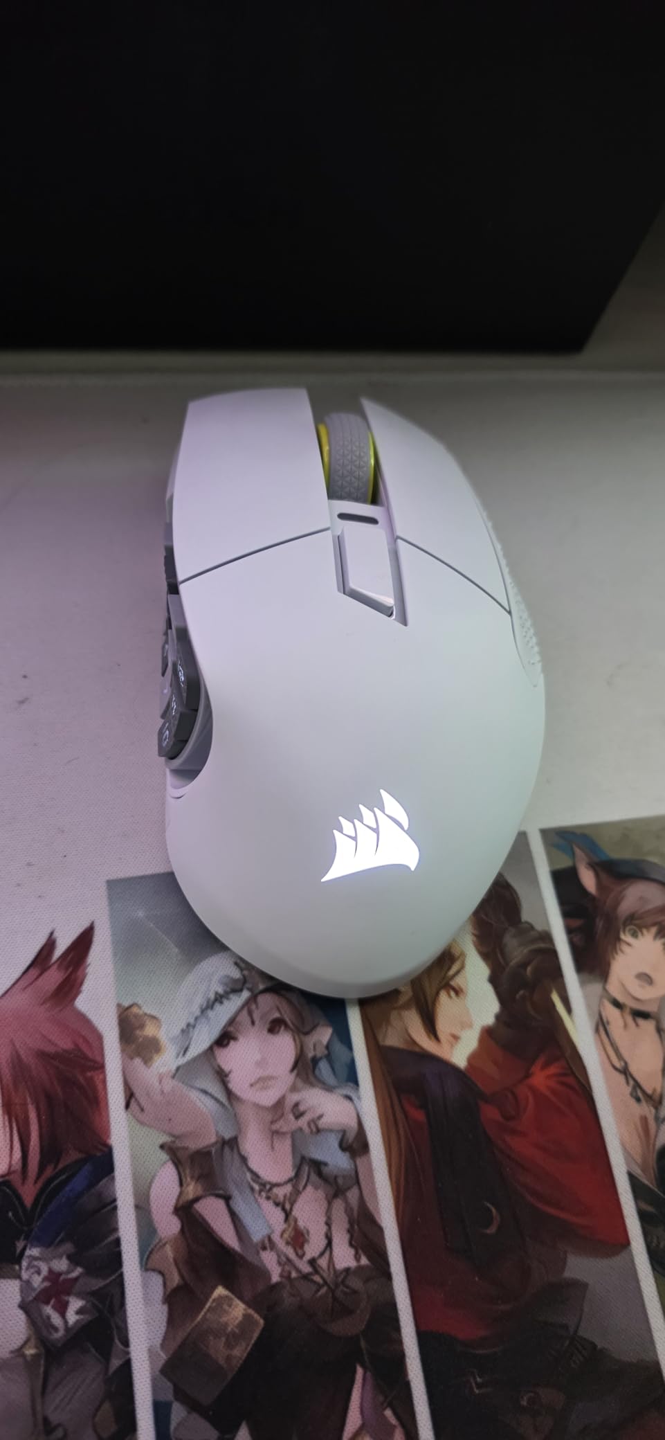 Corsair Scimitar RGB Elite Wired MOBA/MMO Gaming Mouse – 18,000 DPI – 17 Programmable Buttons – iCUE Compatible – PC, Mac, PS5, PS4, Xbox – Black - Customer Photo 1