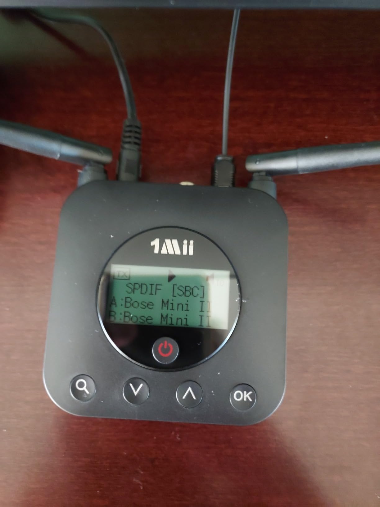 1Mii B06TX Bluetooth 5.2 Transmitter for TV to Wireless Headphone/Speaker, Bluetooth Adapter for TV w/Volume Control, AUX/RCA/Optical/Coaxial Audio Inputs, Plug n Play, aptX Low Latency & HD - Customer Photo 2