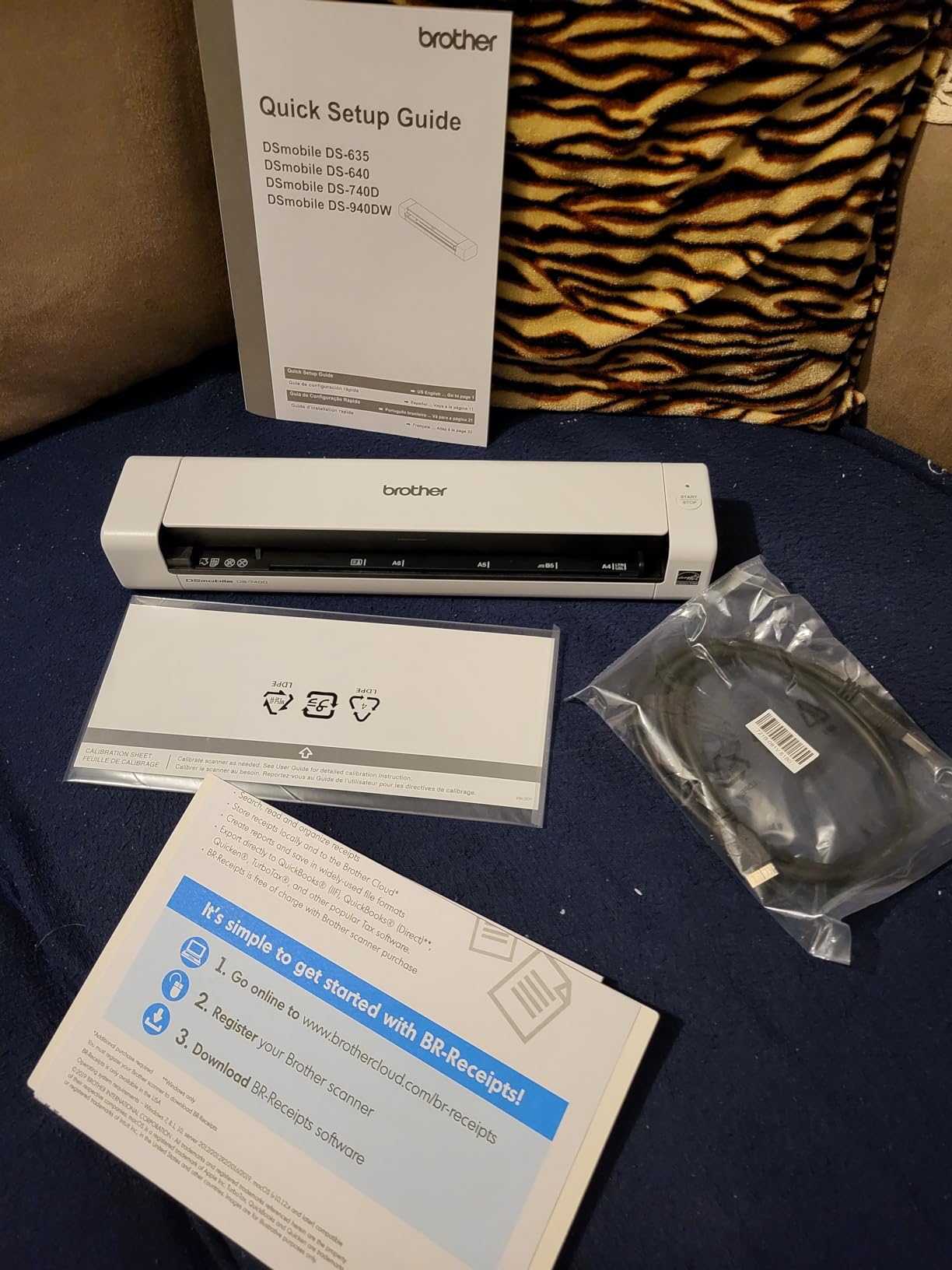 Brother DS-740D Duplex Compact Mobile Document Scanner - Customer Photo 2