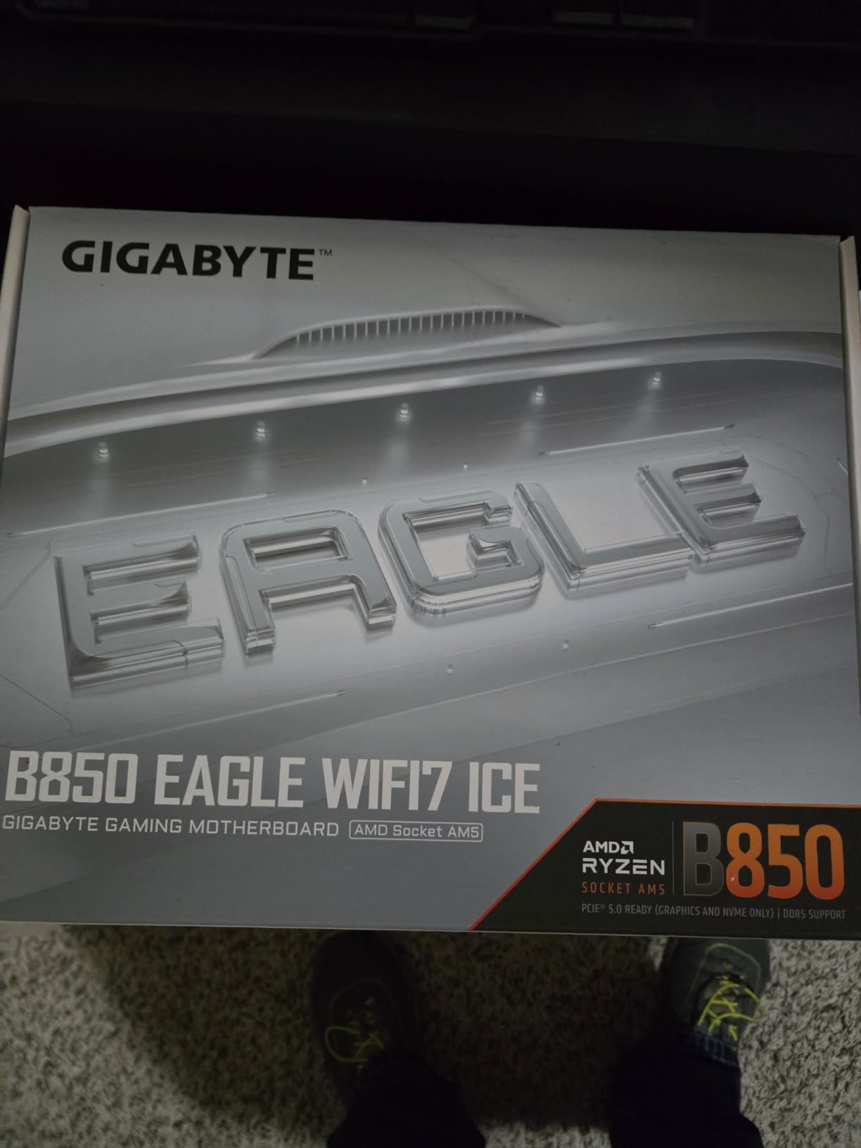 GIGABYTE B650 Eagle AX AM5 LGA 1718 AMD B650 ATX, DDR5 Triple M.2, PCIe 5.0, USB 3.2 Gen2x2 Type-C, AMD Wi-Fi 6E, Realtek GbE LAN - Customer Photo 3