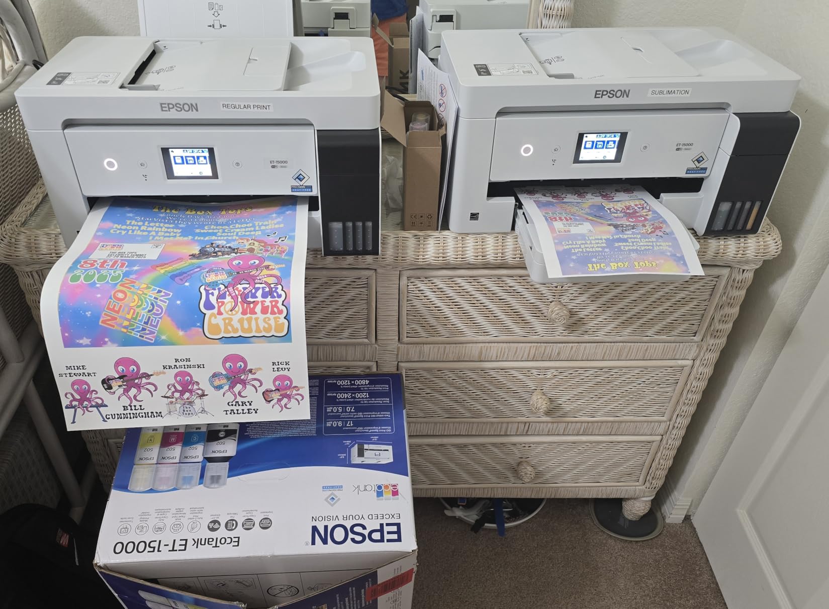 Epson EcoTank ET-15000 Wireless Color All-in-One Supertank Printer with Scanner, Copier, Fax, Ethernet and Printing up to 13 x 19 Inches, White Customer Review Epson EcoTank ET-15000 Wireless Color All-in-One Supertank Printer with Scanner, Copier, Fax, Ethernet and Printing up to 13 x 19 Inches, White - Customer Photo 1