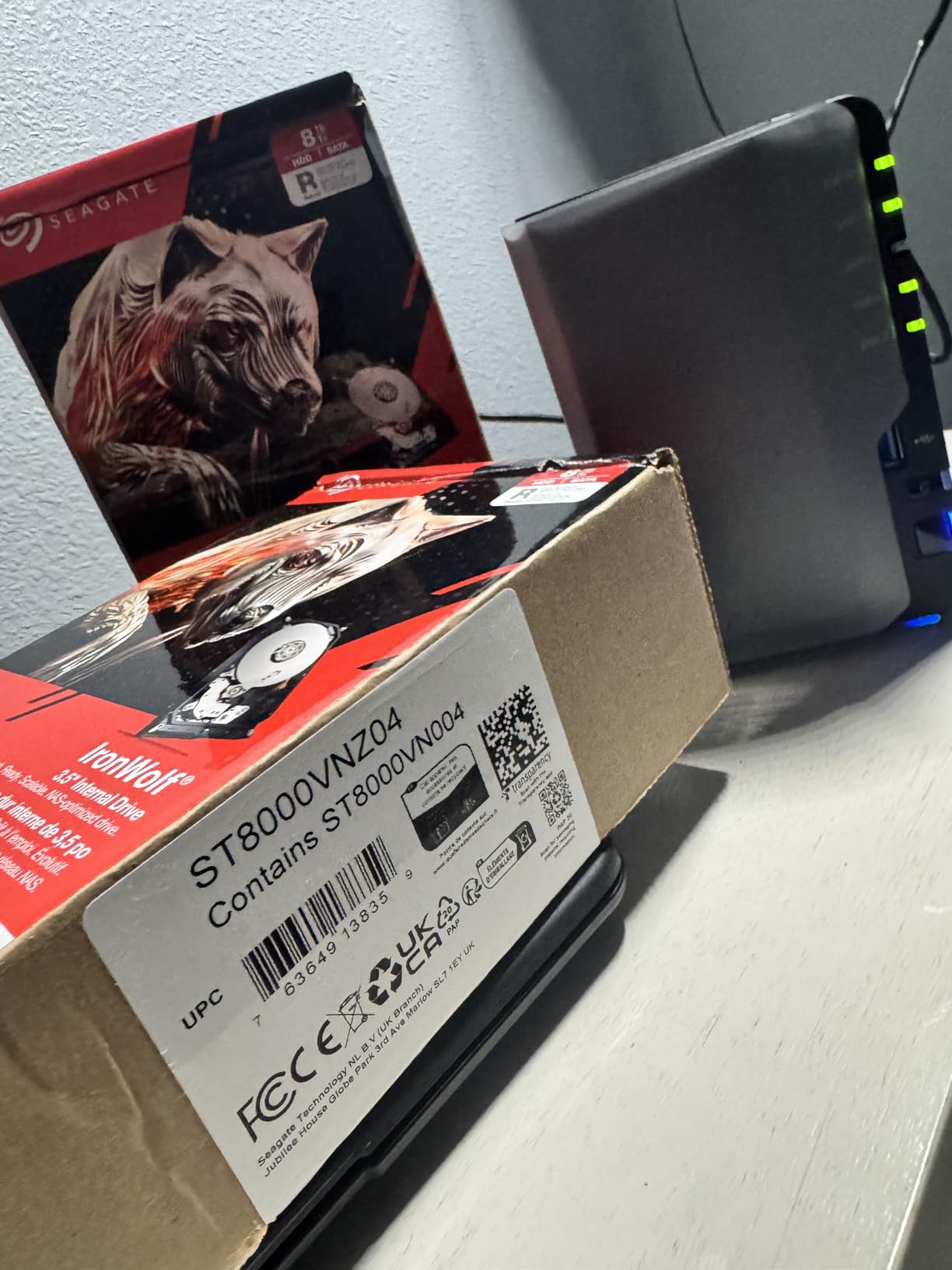 Seagate IronWolf 8TB NAS Internal Hard Drive HDD – 3.5 Inch SATA 6Gb/s 7200 RPM 256MB Cache Customer Review Seagate IronWolf 8TB NAS Internal Hard Drive HDD – 3.5 Inch SATA 6Gb/s 7200 RPM 256MB Cache - Customer Photo 1