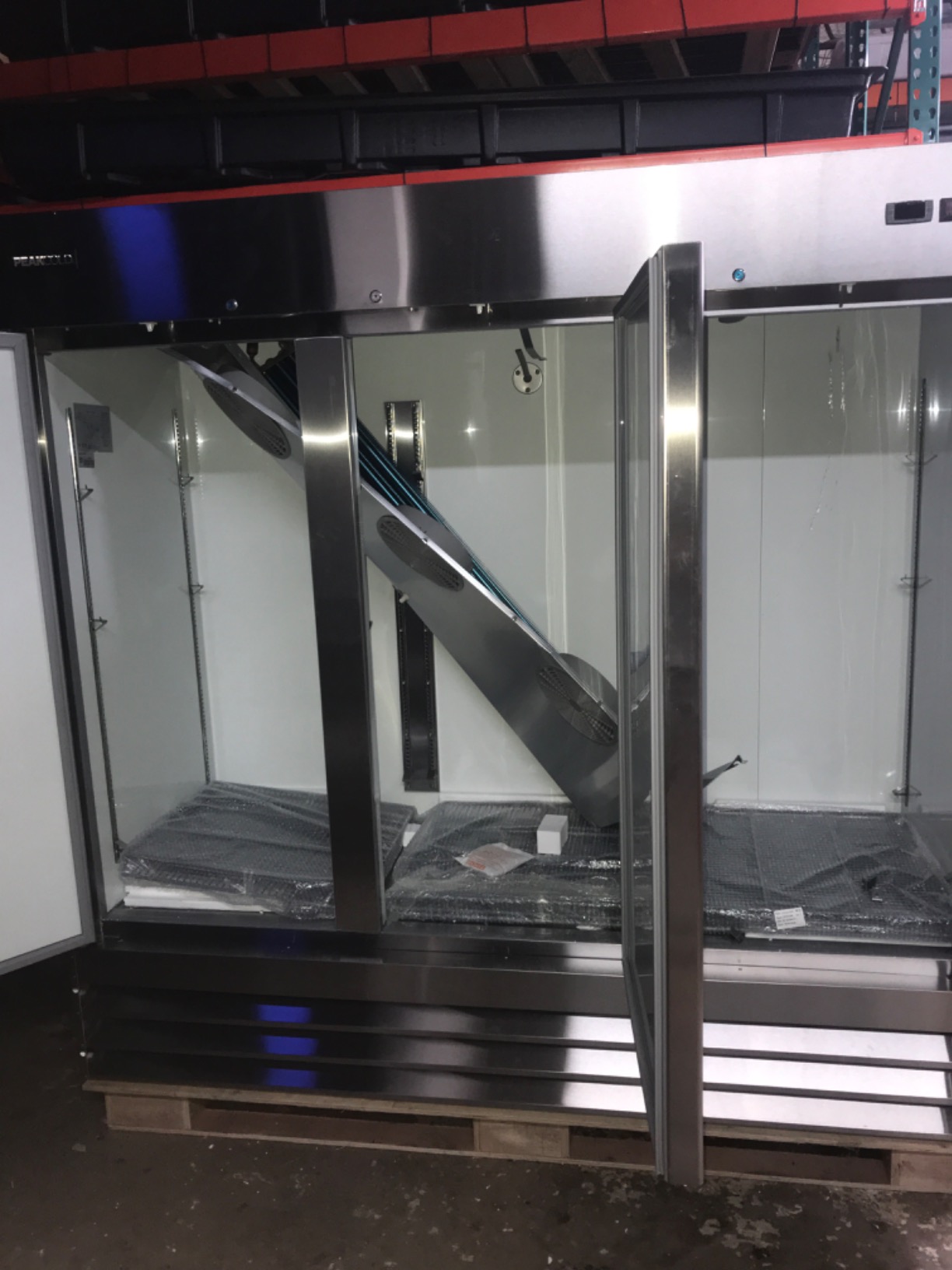 Commercial Reach-In Refrigerator, Single Door Commercial Refrigerator, Stainless Steel, White Interior; 23 Cubic Ft, 29 Commercial Reach-In Refrigerator, Single Door Commercial Refrigerator, Stainless Steel, White Interior; 23 Cubic Ft, 29