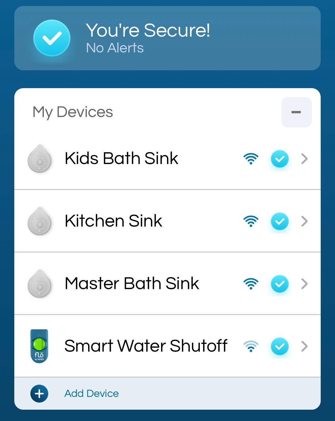 Moen White Flo Smart Water Leak Detector, Water Sensor Alarm for Home, 3-Pack, 920-005 Customer Review Moen White Flo Smart Water Leak Detector, Water Sensor Alarm for Home, 3-Pack, 920-005 - Customer Photo 5