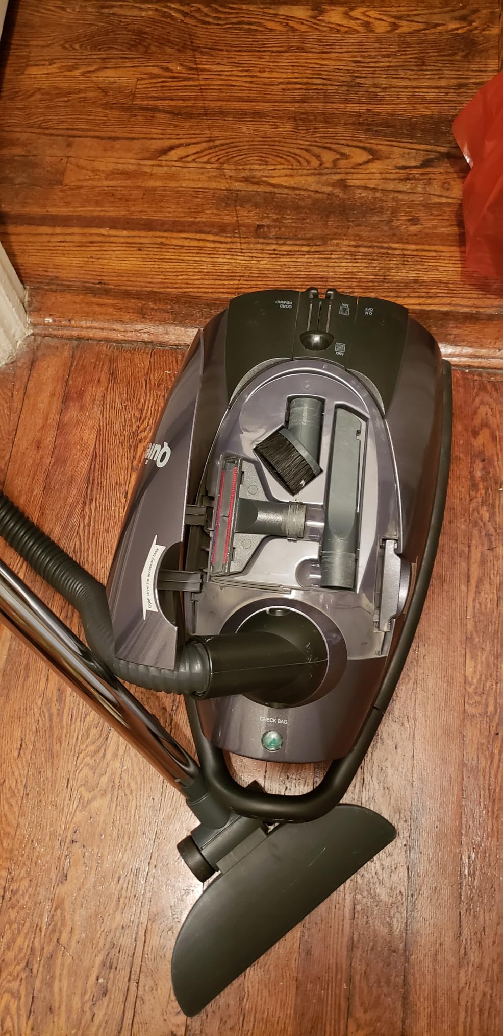 Eureka 3670M Canister Cleaner, Lightweight Powerful Vacuum for Carpets and Hard floors, w/ 5bags, Yellow - Customer Photo 2