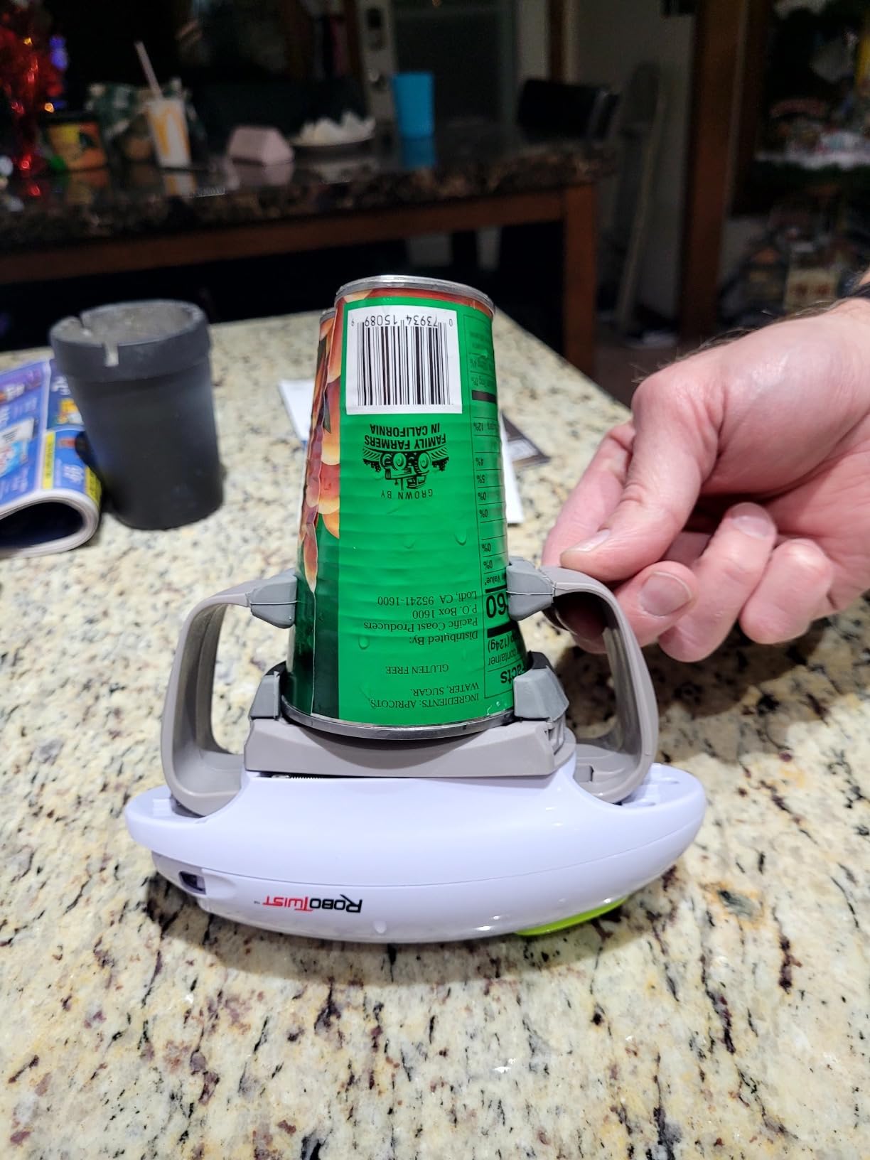 Robotwist Automatic Jar Opener, Deluxe Model with Improved Torque, Robo Twist Kitchen Gadgets for Home, Electric Handsfree Easy Jar Opener – Works on All Jar Sizes, As Seen on TV - Customer Photo 1