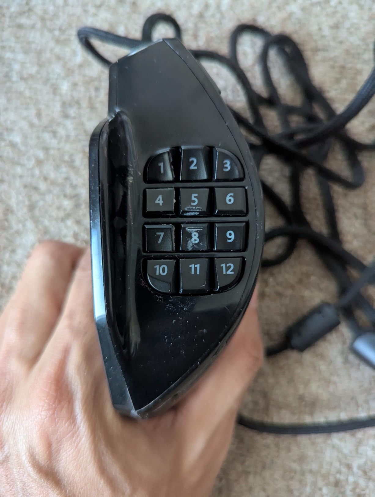 Redragon M913 Impact Elite Wireless Gaming Mouse, 16000 DPI Wired/Wireless RGB Mouse with 16 Programmable Buttons, 45 Hr Battery and Pro Optical Sensor, 12 Side Buttons MMO Mouse Customer Review Redragon M913 Impact Elite Wireless Gaming Mouse, 16000 DPI Wired/Wireless RGB Mouse with 16 Programmable Buttons, 45 Hr Battery and Pro Optical Sensor, 12 Side Buttons MMO Mouse - Customer Photo 3