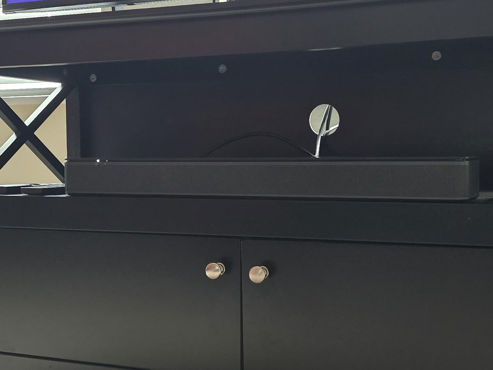 Bose TV Speaker - Soundbar for TV with Bluetooth and HDMI-ARC Connectivity, All-in-One Compact Soundbar, Includes Remote Control, Black - Customer Photo 5