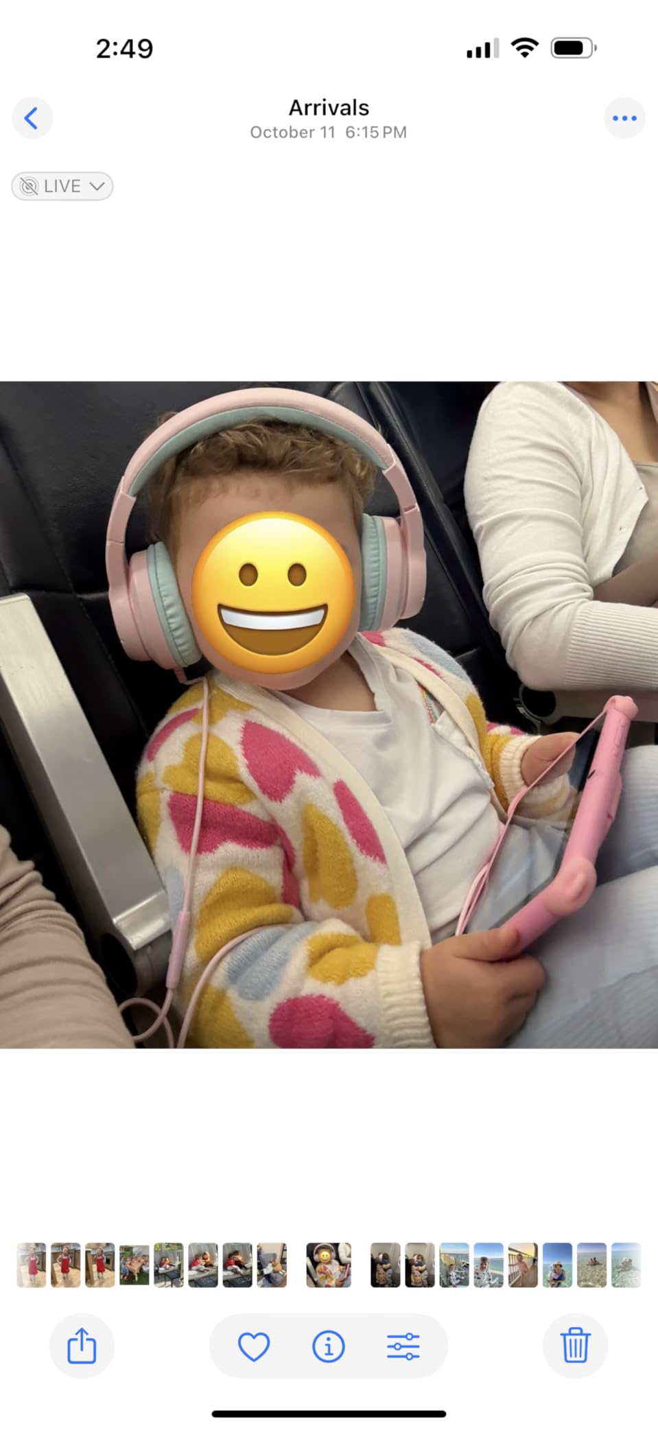 iClever Kids Headphones for School Travel, Safe Volume Limited, HD Mic Stereo Sound Over-Ear Girls Boys Headphones for Kid, FunShare Foldable 3.5mm Wired for iPad Computer, HS19 Customer Review iClever Kids Headphones for School Travel, Safe Volume Limited, HD Mic Stereo Sound Over-Ear Girls Boys Headphones for Kid, FunShare Foldable 3.5mm Wired for iPad Computer, HS19 - Customer Photo 1