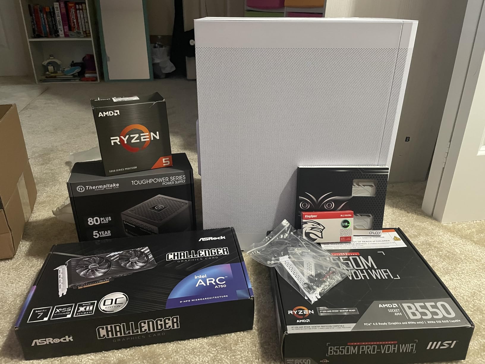 MSI B550M PRO-VDH WiFi ProSeries Motherboard (AMD Ryzen 5000, AM4, DDR4, PCIe 4.0, SATA 6Gb/s, M.2, USB 3.2 Gen 1, Wi-Fi, Bluetooth, D-SUB/HDMI/DP, Micro-ATX) - Customer Photo 2