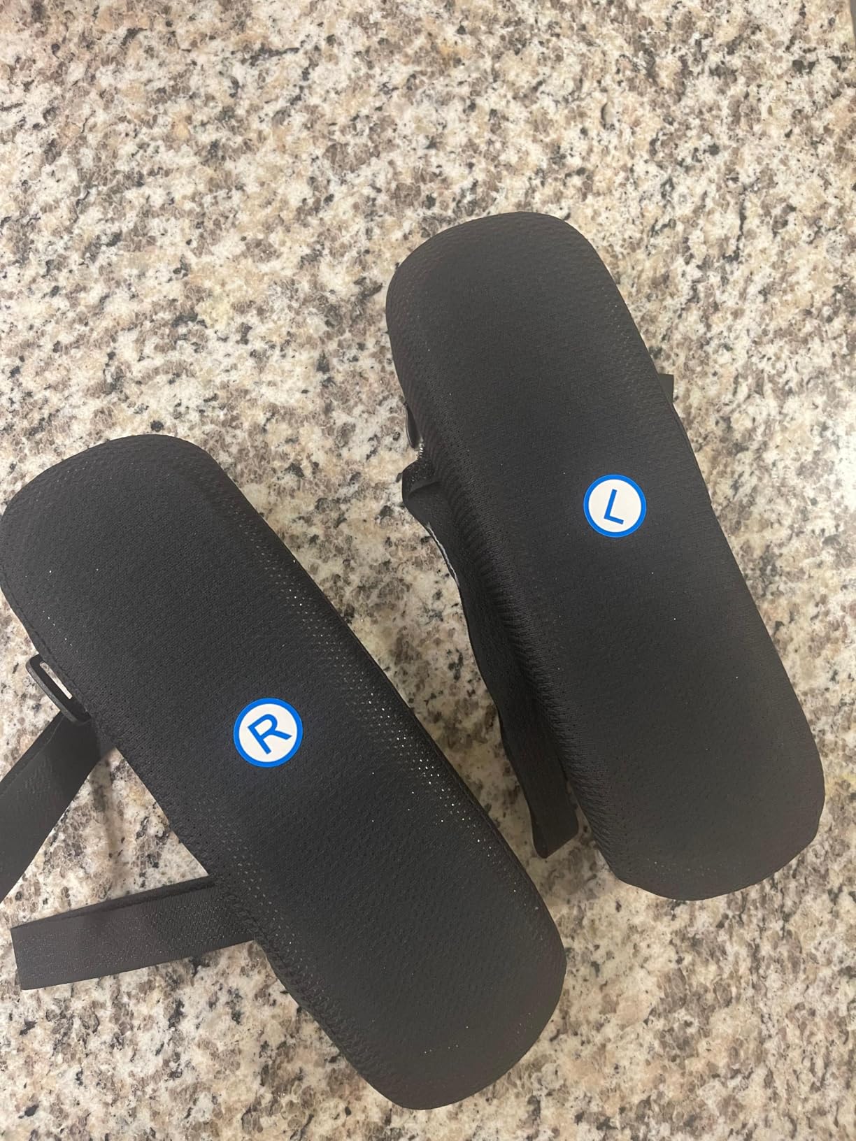 Everlasting Comfort Office Chair & Wheelchair Arm Pads - Cooling Memory Foam Arm Rest Cover for Desk, Gaming Chair, Wheelchair Armrest Pads Customer Review Everlasting Comfort Office Chair & Wheelchair Arm Pads - Cooling Memory Foam Arm Rest Cover for Desk, Gaming Chair, Wheelchair Armrest Pads - Customer Photo 2