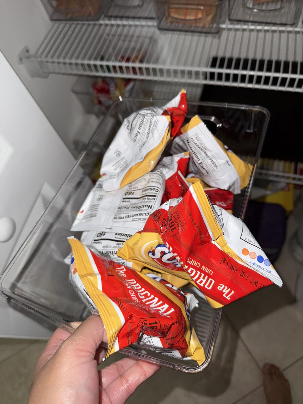 ClearSpace Clear Plastic Storage Bins – Pantry Organizers & Storage Containers, Cabinet Organizer - Home Organization Must Haves for Kitchen, Laundry Room, Office, Closet, Garage & Freezer - Customer Photo 2