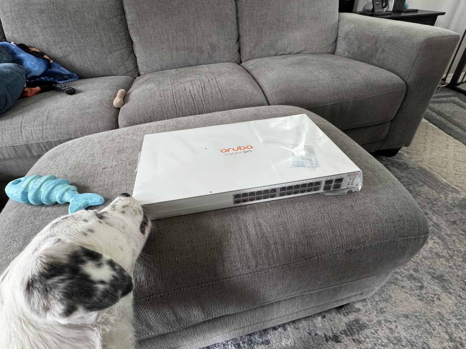 Aruba a Hewlett Packard Enterprise Company Instant On 1930 24-Port Gb Ethernet 24xGE PoE (195W), 4X 1G/10G SFP+, L2+ Smart Switch US Cord (JL683A#ABA) - Customer Photo 1