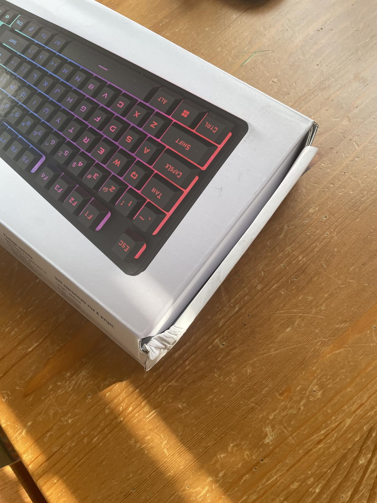 Redragon K503 Wireless Gaming Keyboard, 3-Mode (2.4G/BT/USB), RGB LED Backlit, Multimedia Keys, Fully Programmable Silent Membrane Keyboard with Wrist Rest for Windows PC Games (Black) - Customer Photo 2