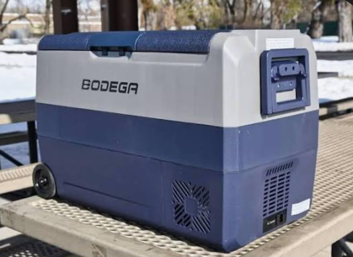 BODEGACOOLER 12 Volt Portable Refrigerator,53 Quart Car Fridge Dual Zone -4℉-68℉,50L Car Freezer APP Control,Electric Compressor Cooler 12/24V DC and 100-240V AC for RV,Camping,Travel,Truck,Vehicles Customer Review BODEGACOOLER 12 Volt Portable Refrigerator,53 Quart Car Fridge Dual Zone -4℉-68℉,50L Car Freezer APP Control,Electric Compressor Cooler 12/24V DC and 100-240V AC for RV,Camping,Travel,Truck,Vehicles - Customer Photo 2