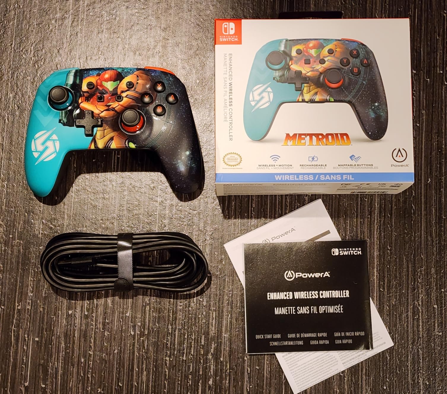 PowerA Enhanced Wireless Controller for Nintendo Switch / Switch 2 / Switch Lite / OLED Model - Black - Gamepad, game controller, Officially Licensed - Customer Photo 1