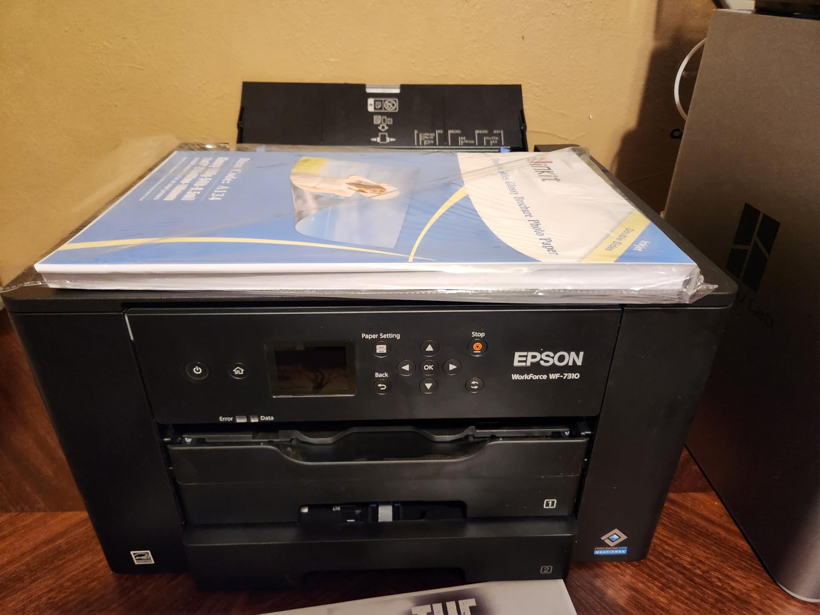 Epson Workforce Pro WF-7840 Wireless All-in-One Wide-Format Printer with Auto 2-Sided Print up to 13