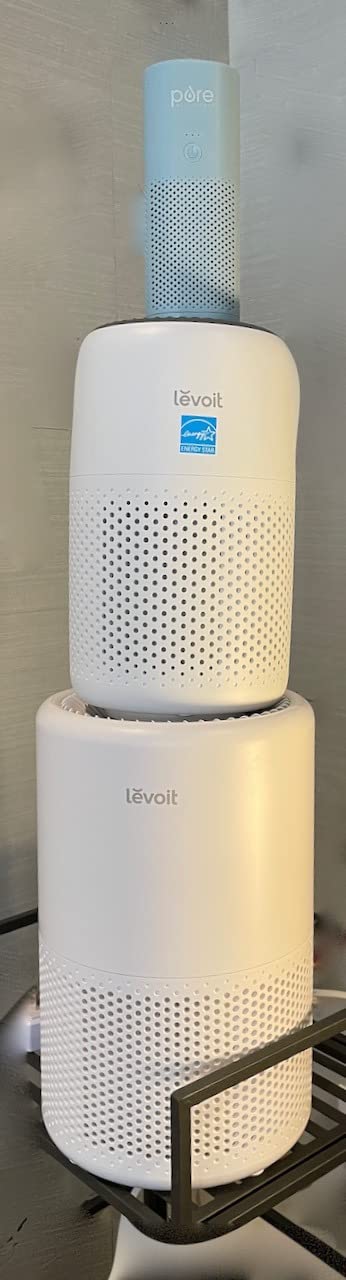 LEVOIT Air Purifier for Home Bedroom Dorm Room, Smart WiFi Alexa Control, AHAM VERIFIDE, 3-in-1 Filter with HEPA Sleep Mode for Allergens, Pollutants, Smoke, Dust, Core 200S-P, White - Customer Photo 1