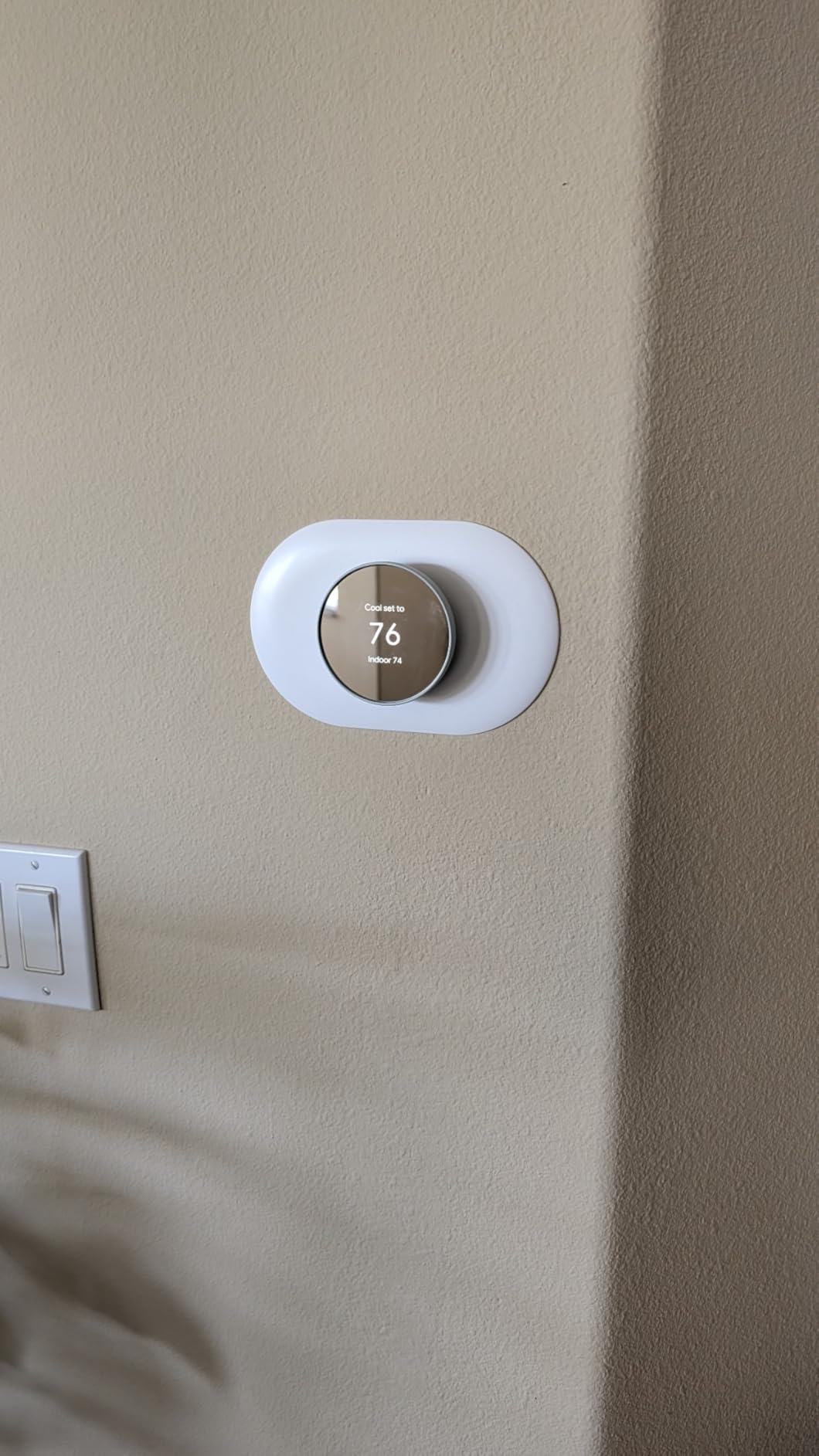 Google Nest Thermostat - Smart Thermostat for Home - Programmable Wifi Thermostat - Sand Customer Review Google Nest Thermostat - Smart Thermostat for Home - Programmable Wifi Thermostat - Sand - Customer Photo 1