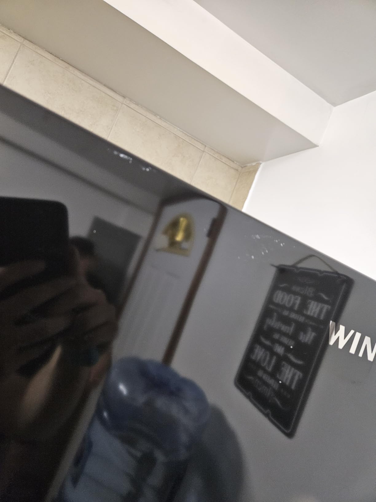 WINIA WRFS26ABBD French Door Non-Dispenser Refrigerator, 26.1 Cu.Ft, Black Customer Review WINIA WRFS26ABBD French Door Non-Dispenser Refrigerator, 26.1 Cu.Ft, Black - Customer Photo 2