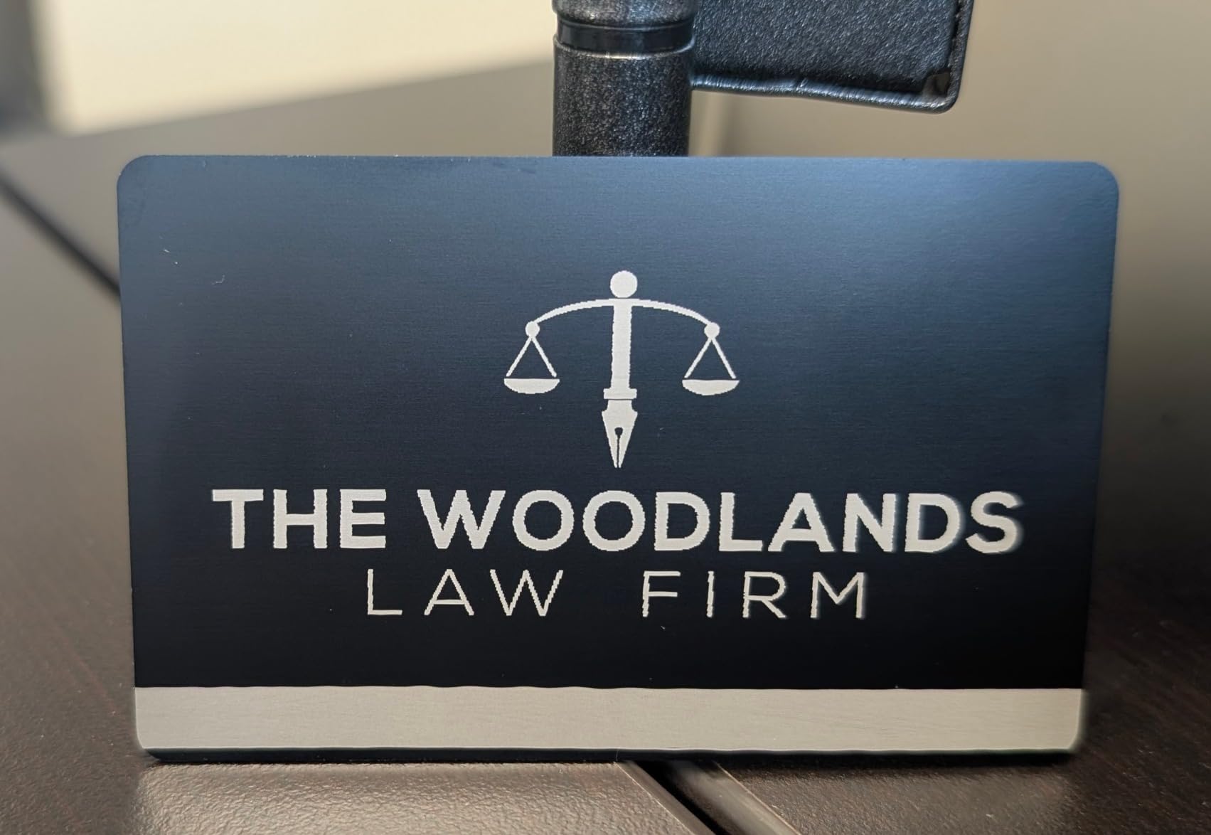 Thick Black Aluminum Metal Business Cards Anodized Aluminum 86 X 54 X 0.8mm 15 pcs Include Protector Sleeves(Frosted) - Customer Photo 1