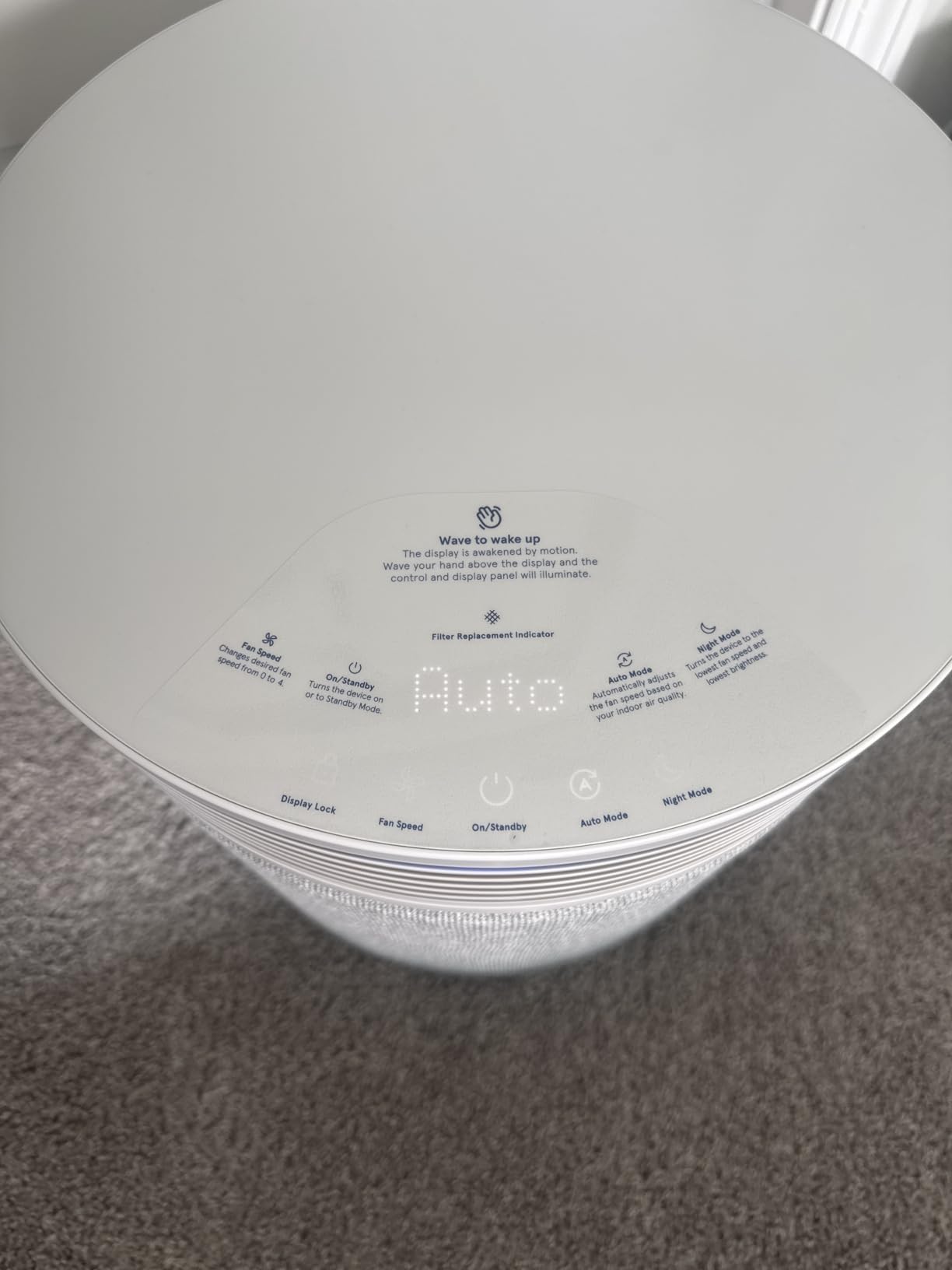 BLUEAIR Air Purifier for Large Rooms & Home - Odor Eliminating Cleans up to 3385 ft², HEPASilent, Smart WiFi, Auto Mode, Doubles as Table, Removes Dust, Smoke, Pet Hair, AHAM Verified, Blue Signature - Customer Photo 2