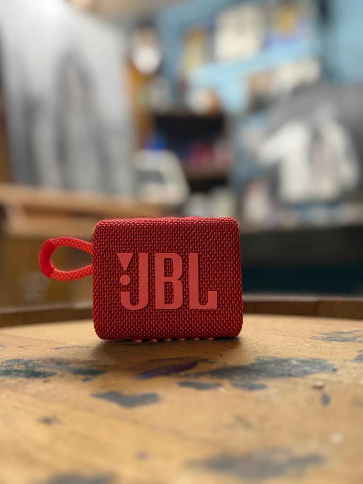 JBL Go 3 - Portable Mini Bluetooth Speaker, big audio and punchy bass, IP67 waterproof and dustproof, 5 hours of playtime, speaker for home, outdoor and travel (Black) Customer Review JBL Go 3 - Portable Mini Bluetooth Speaker, big audio and punchy bass, IP67 waterproof and dustproof, 5 hours of playtime, speaker for home, outdoor and travel (Black) - Customer Photo 1