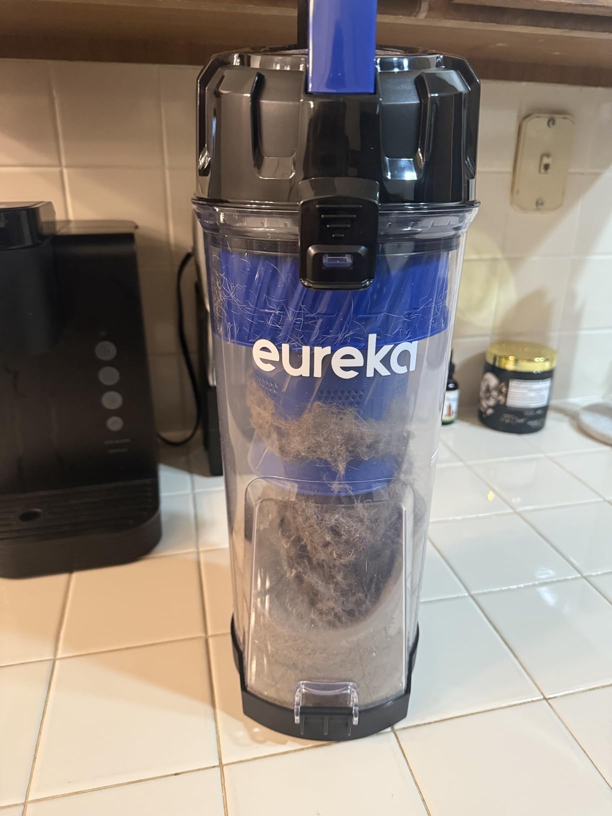 Eureka Lightweight Powerful Upright Vacuum Cleaner for Carpet and Hard Floor, PowerSpeed, New Model,Blue,black/New Model - Customer Photo 5