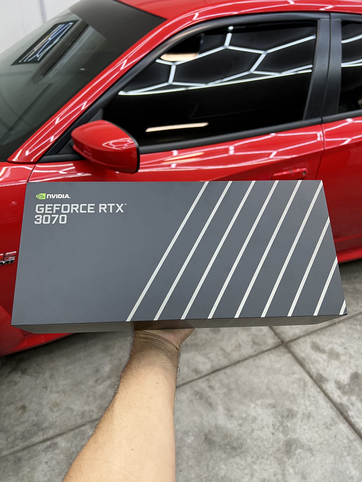 NVIDIA GeForce RTX 3070 8GB GDDR6 PCI Express 4.0 Graphics Card - Dark Platinum and Black Customer Review NVIDIA GeForce RTX 3070 8GB GDDR6 PCI Express 4.0 Graphics Card - Dark Platinum and Black - Customer Photo 1