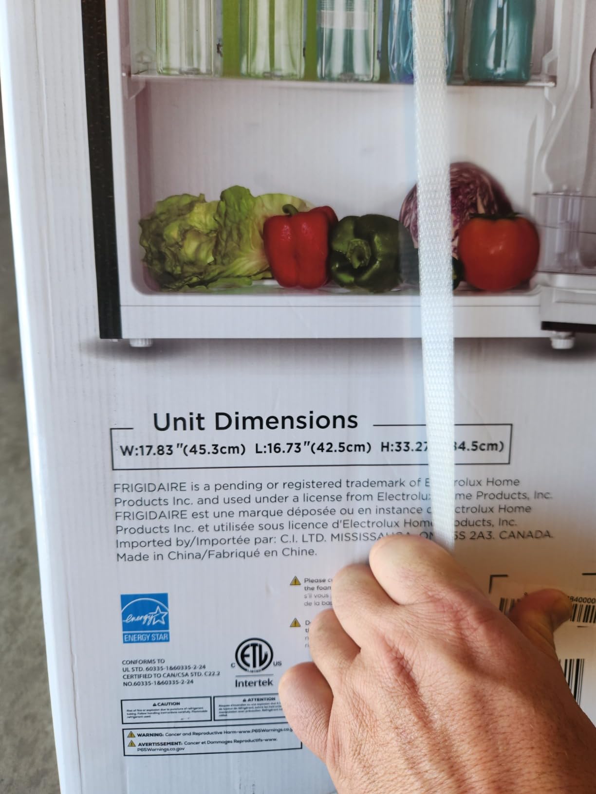 Frigidaire EFR321-AMZ 3.1 cu ft Stainless Steel Mini Fridge, Perfect for Home or The Office, Platinum Series - Customer Photo 1