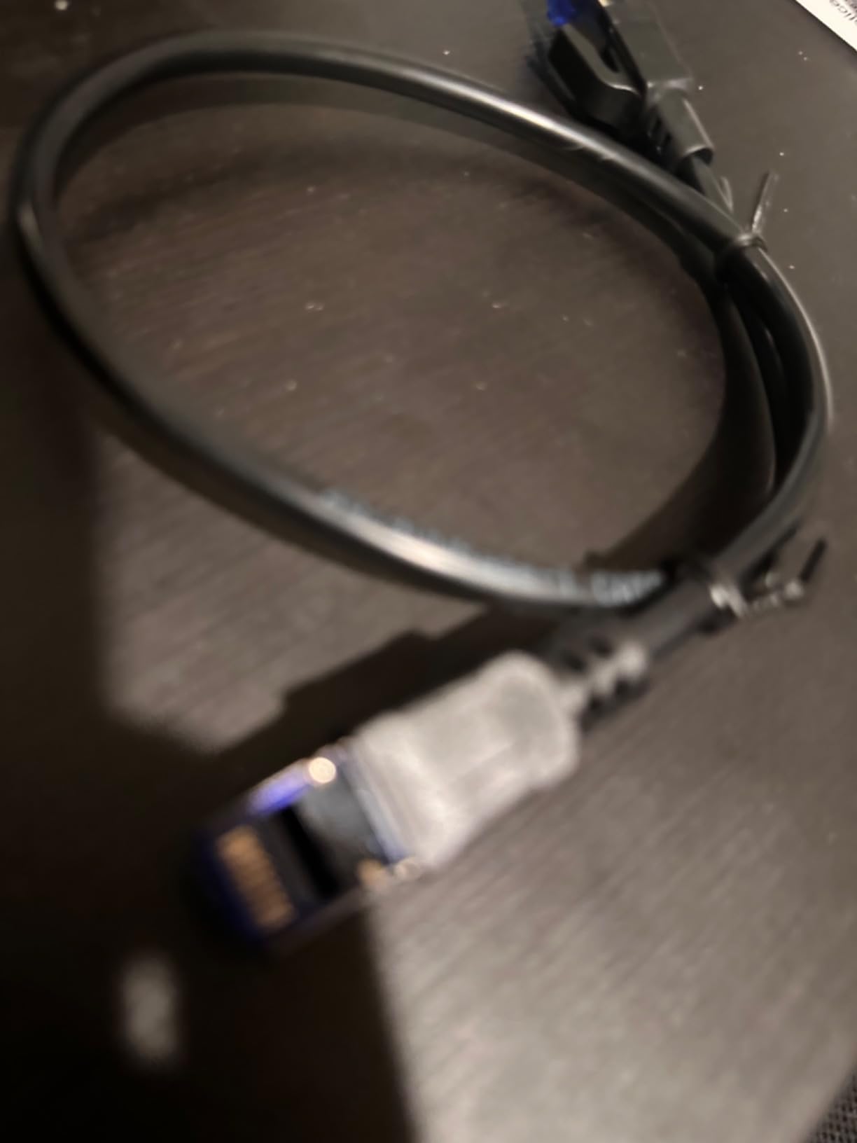 Vabogu Cat 8 Ethernet Cable, 1.5Ft 3Ft 6Ft 10Ft 15Ft 20Ft 30Ft 40Ft 50Ft 60Ft 100Ft Heavy Duty High Speed Internet Network Cable, Professional LAN Cable Shielded in Wall, Indoor&Outdoor - Customer Photo 5