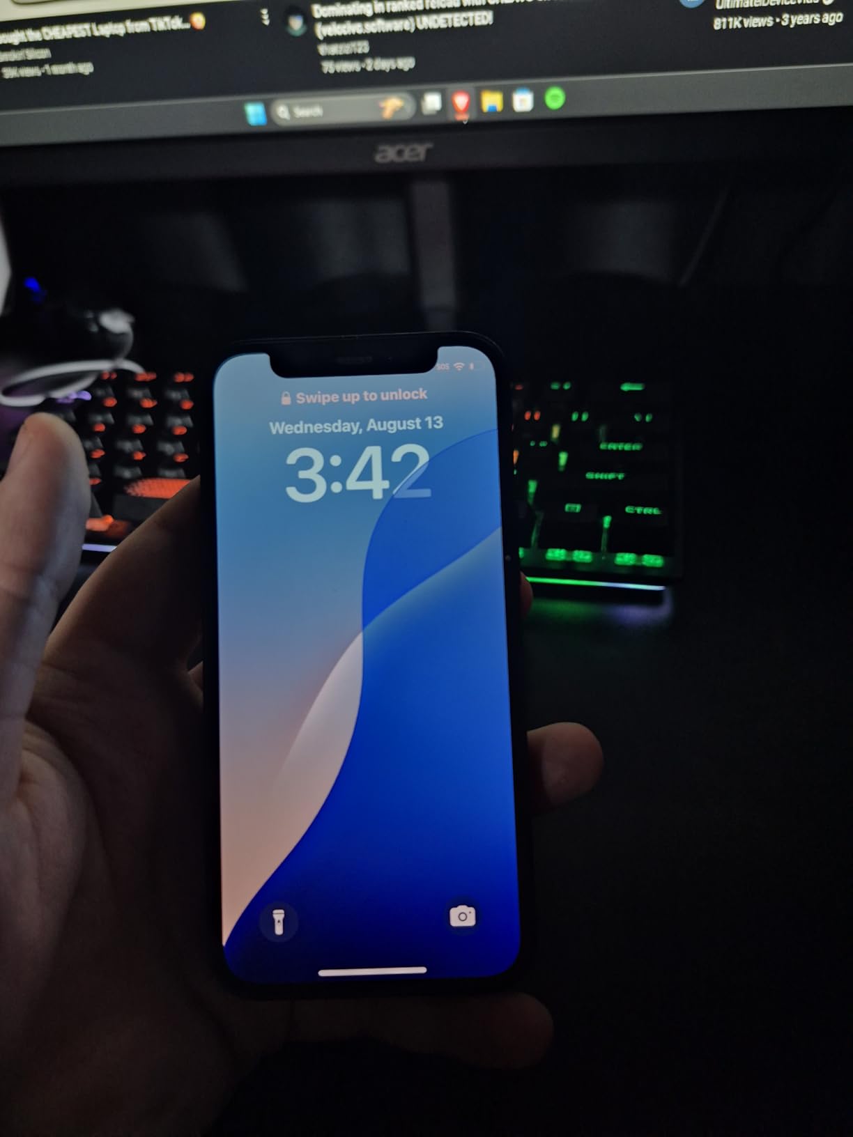 Apple iPhone 12 Mini 5G, US Version, 128GB, Blue - Unlocked (Renewed) - Customer Photo 2