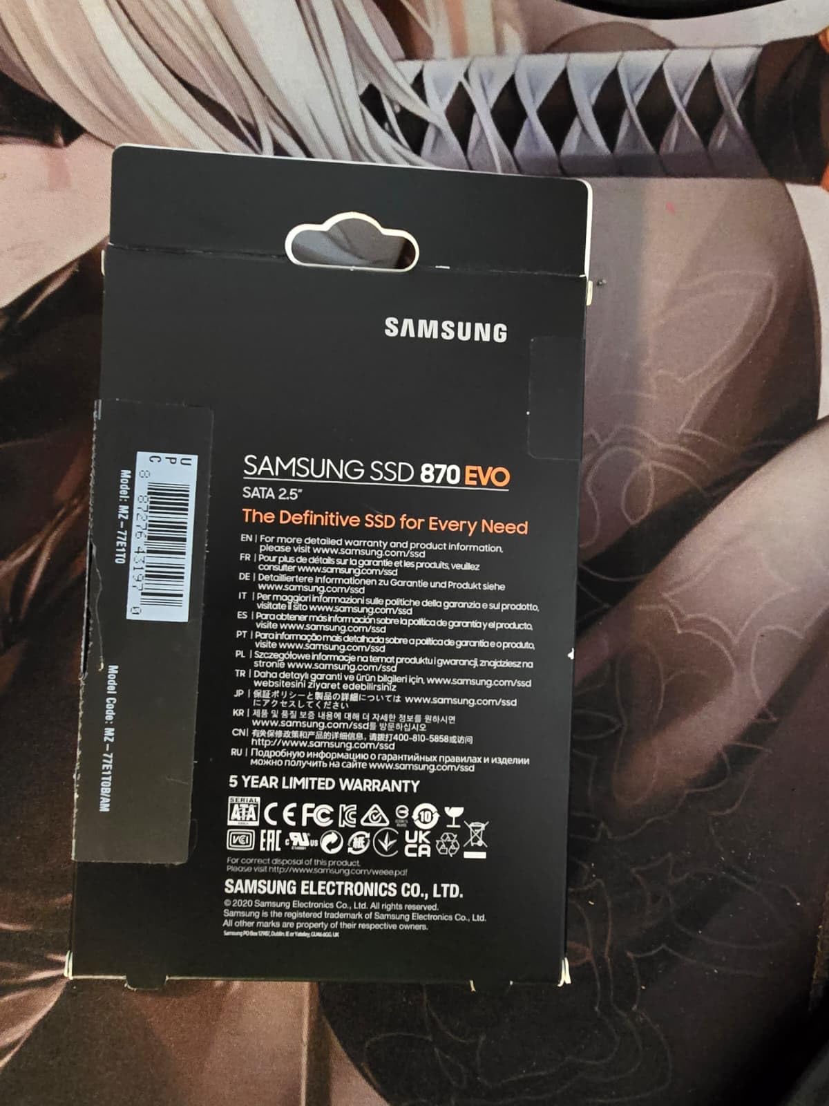 SAMSUNG 870 EVO 4TB 2.5 Inch SATA III Internal SSD (MZ-77E4T0B/AM) , Black - Customer Photo 4