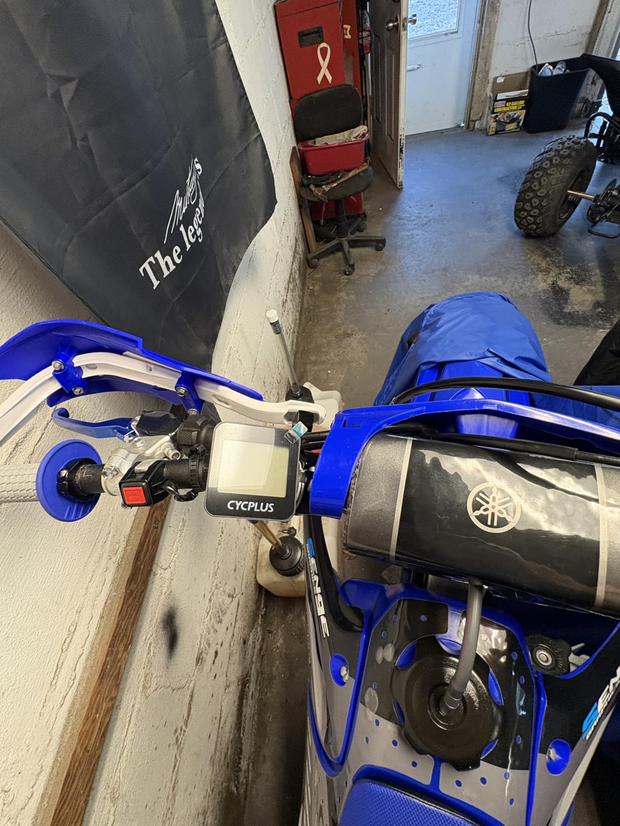 CYCPLUS GPS Bike Computer, Wireless Cycling Computer with Automatic Backlight, Bicycle Speedometer Odometer with Waterproof and Lager Battery, Provide Professional Data Analysis - Customer Photo 1