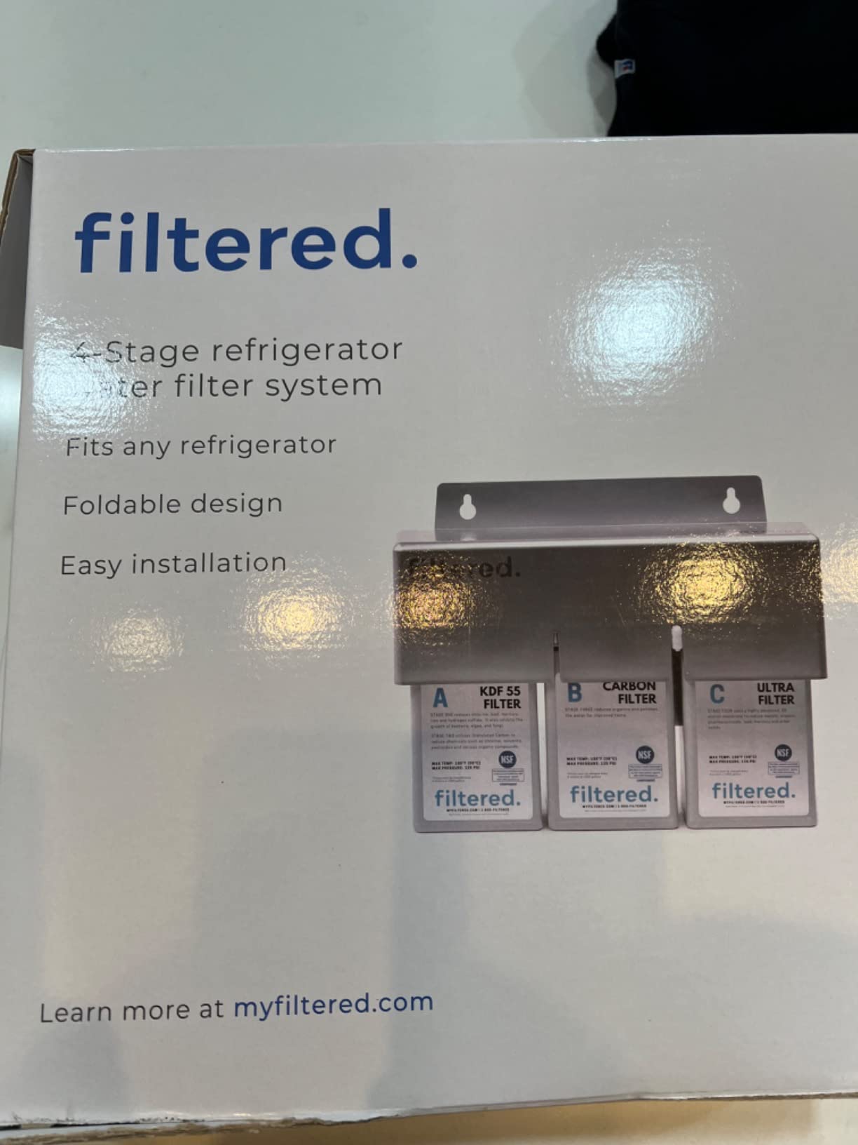 Inline Water Filter for Refrigerators & Ice Makers – Universal Refrigerator Water Filter Kit, 5-Min Easy Install, High-Capacity Filtration for Clean Water & Ice Customer Review Inline Water Filter for Refrigerators & Ice Makers – Universal Refrigerator Water Filter Kit, 5-Min Easy Install, High-Capacity Filtration for Clean Water & Ice - Customer Photo 4