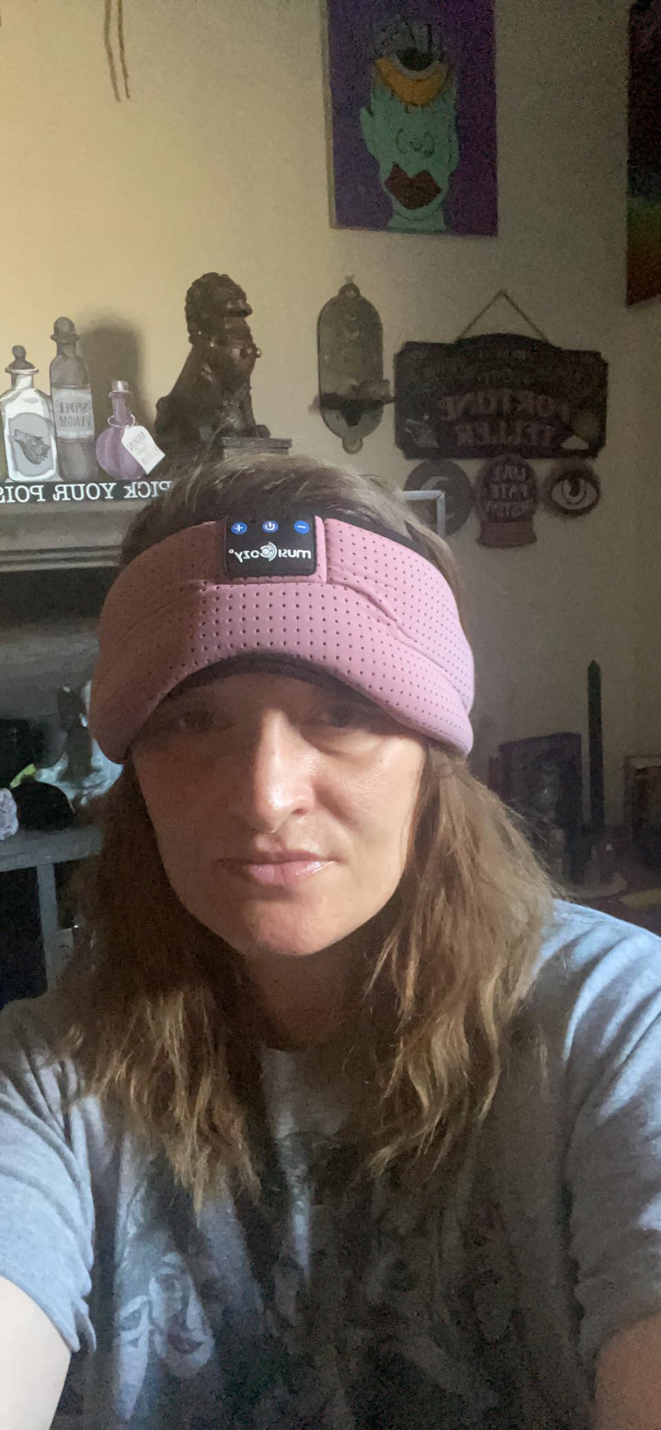 MUSICOZY Sleep Headphones Bluetooth 5.4 Headband Sleeping Eye Mask for Mom Women Men Wireless Music Earbuds Earphones for Side Sleepers Built-in HD Speakers Cool Gadgets Unique Gifts Customer Review MUSICOZY Sleep Headphones Bluetooth 5.4 Headband Sleeping Eye Mask for Mom Women Men Wireless Music Earbuds Earphones for Side Sleepers Built-in HD Speakers Cool Gadgets Unique Gifts - Customer Photo 1