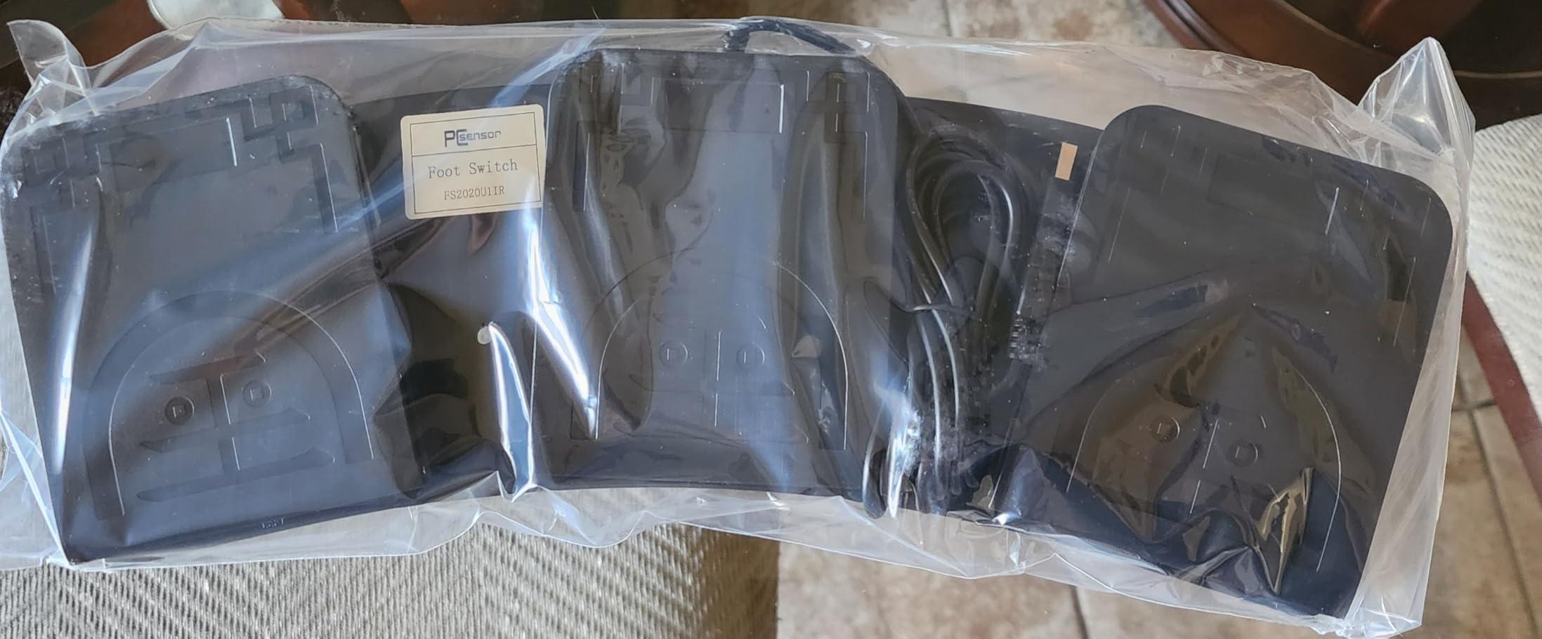 USB Foot Pedal PC 3 Key Foot Pedal Customized Foot Switch Programmable Computer Keyboard Mouse for Video Game Control Office Work Sheet Music Page Turner Action Control HID (Photoelectric) - Customer Photo 2