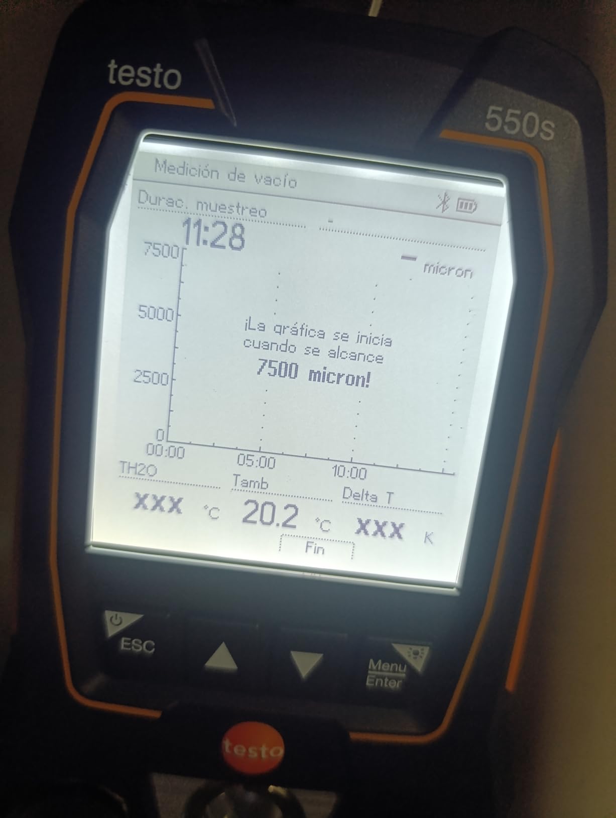 testo 550s AC Manifold Gauge Set – Manifold Gauges Hvac and Refrigeration – Incl. 2 Wired Temperature Clamp Probes – AC Recharge Kit with superheat, subcooling and Bluetooth - Customer Photo 1