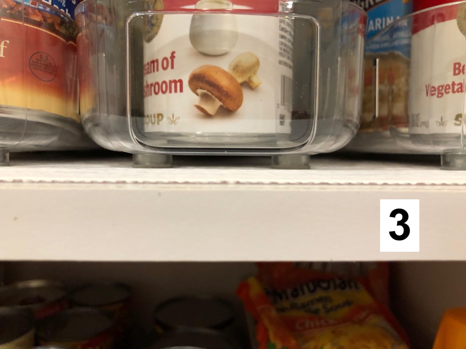 YouCopia RollOut Fridge Caddy BPA-Free Clear Rolling Refrigerator Organizer Bin with Adjustable Dividers and Handles, 9