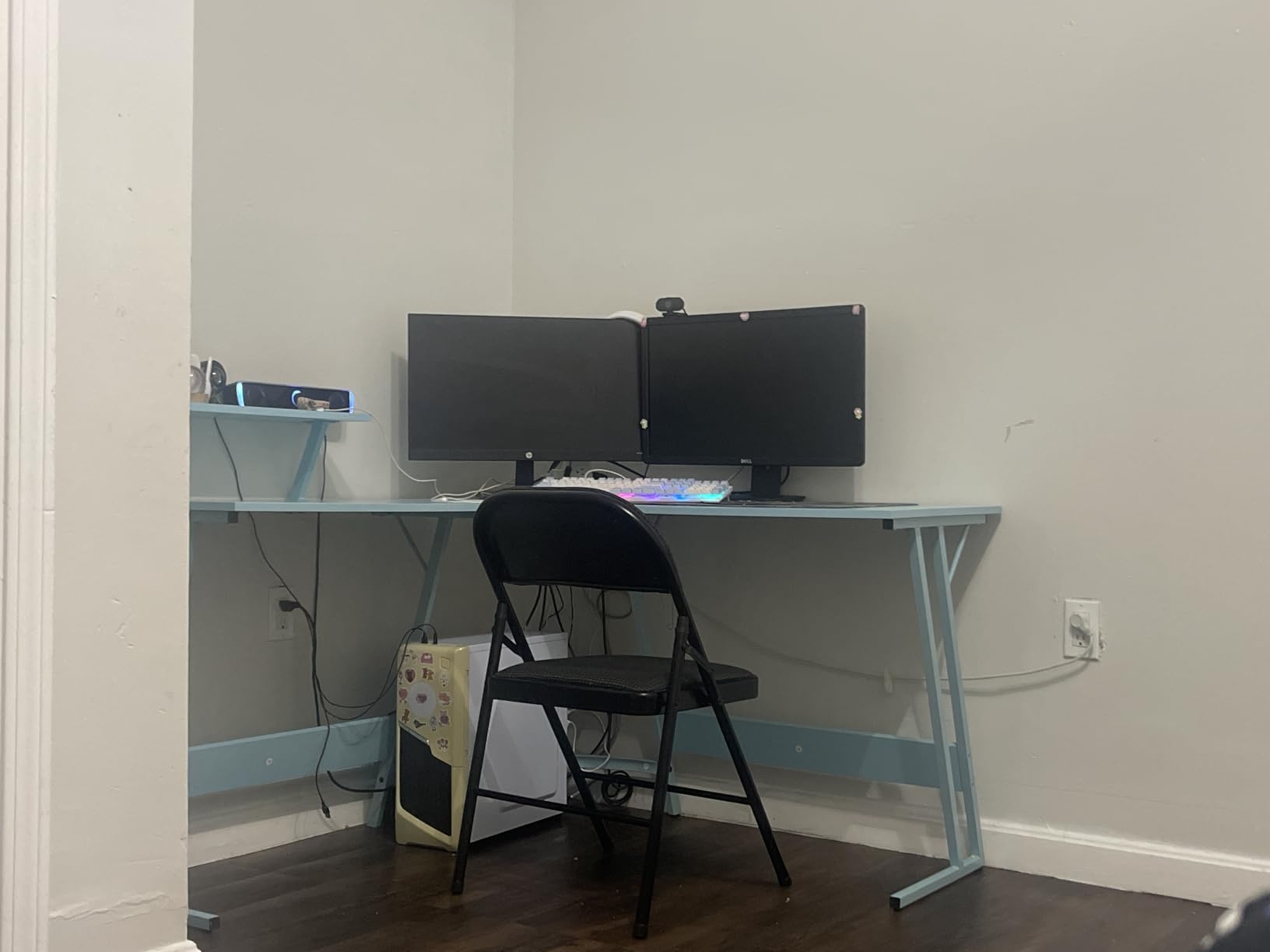 Homall L Shaped Gaming Desk Computer Corner Desk PC Gaming Desk Table with Large Monitor Riser Stand for Home Office Sturdy Writing Workstation (Black, 51 Inch) - Customer Photo 1