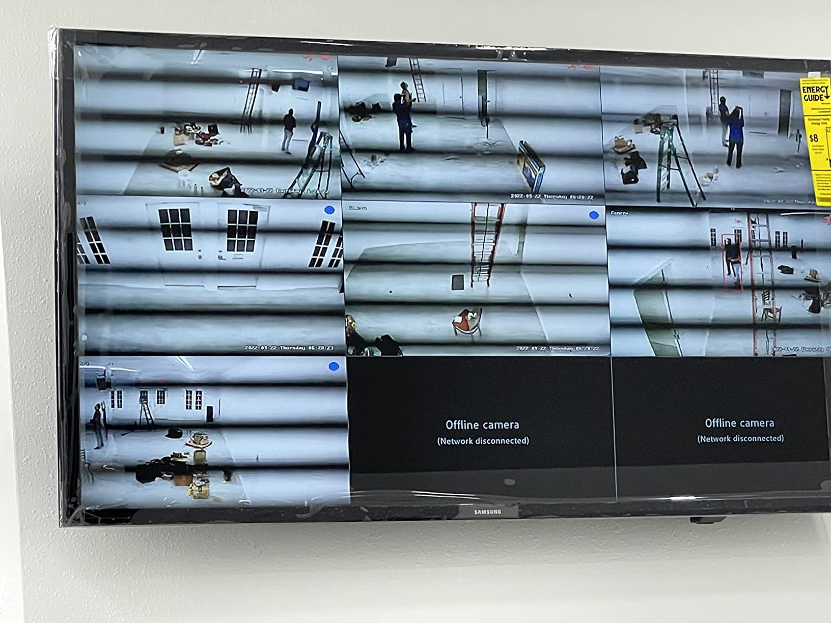 ONWOTE 16 Channel NVR PoE Security Camera System, 12MP 4K 16CH Commercial NVR 4TB, 16x 6MP Wired Outdoor 122° IP Cameras with Audio, AI Detection, 16x Cables (Total 1280ft), CCTV for Business Home - Customer Photo 2